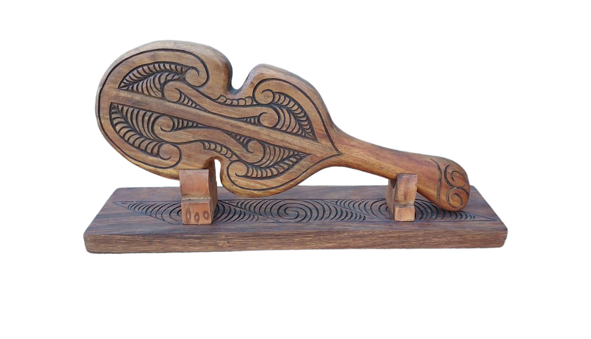 Tane Wood Carved Maori Patu