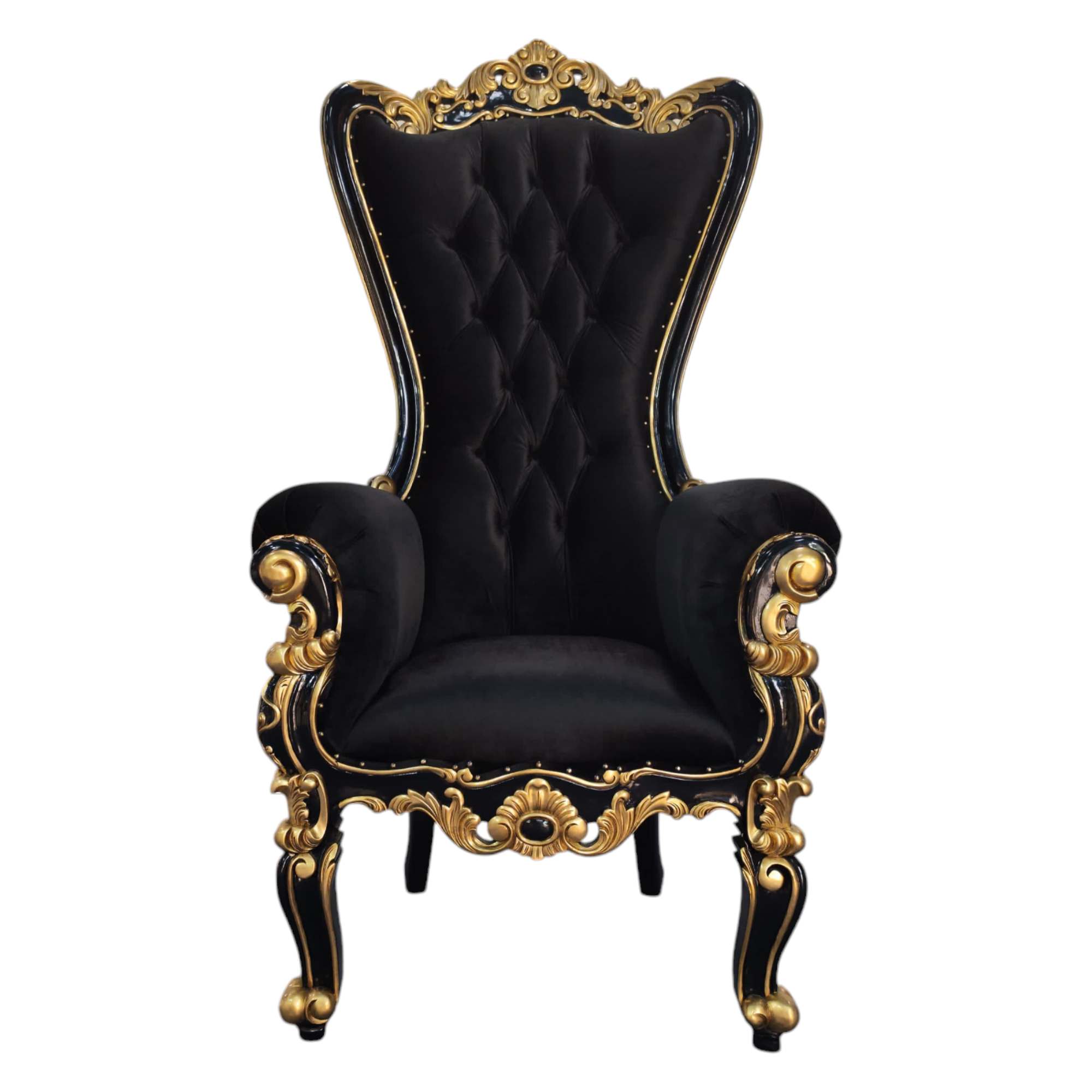 Angelica CARVED FRENCH THRONE CHAIR