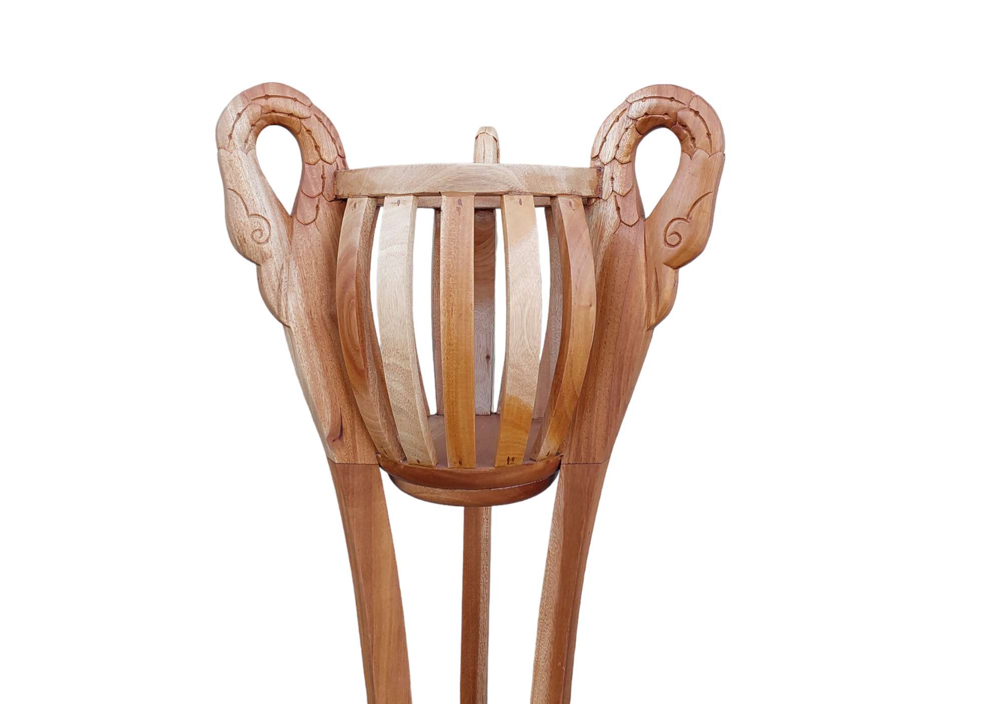 Jules MAHOGANY SWAN PLANT STAND
