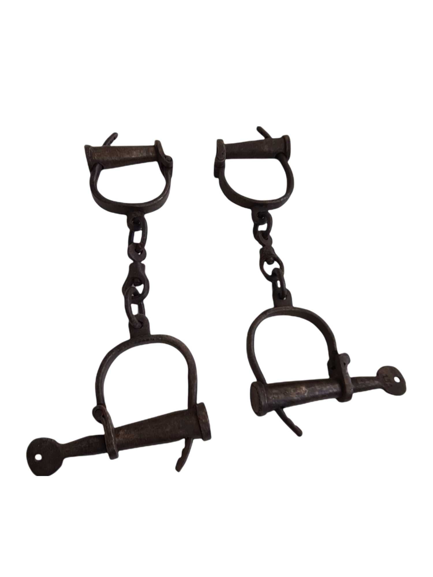Solid Iron Handcuffs