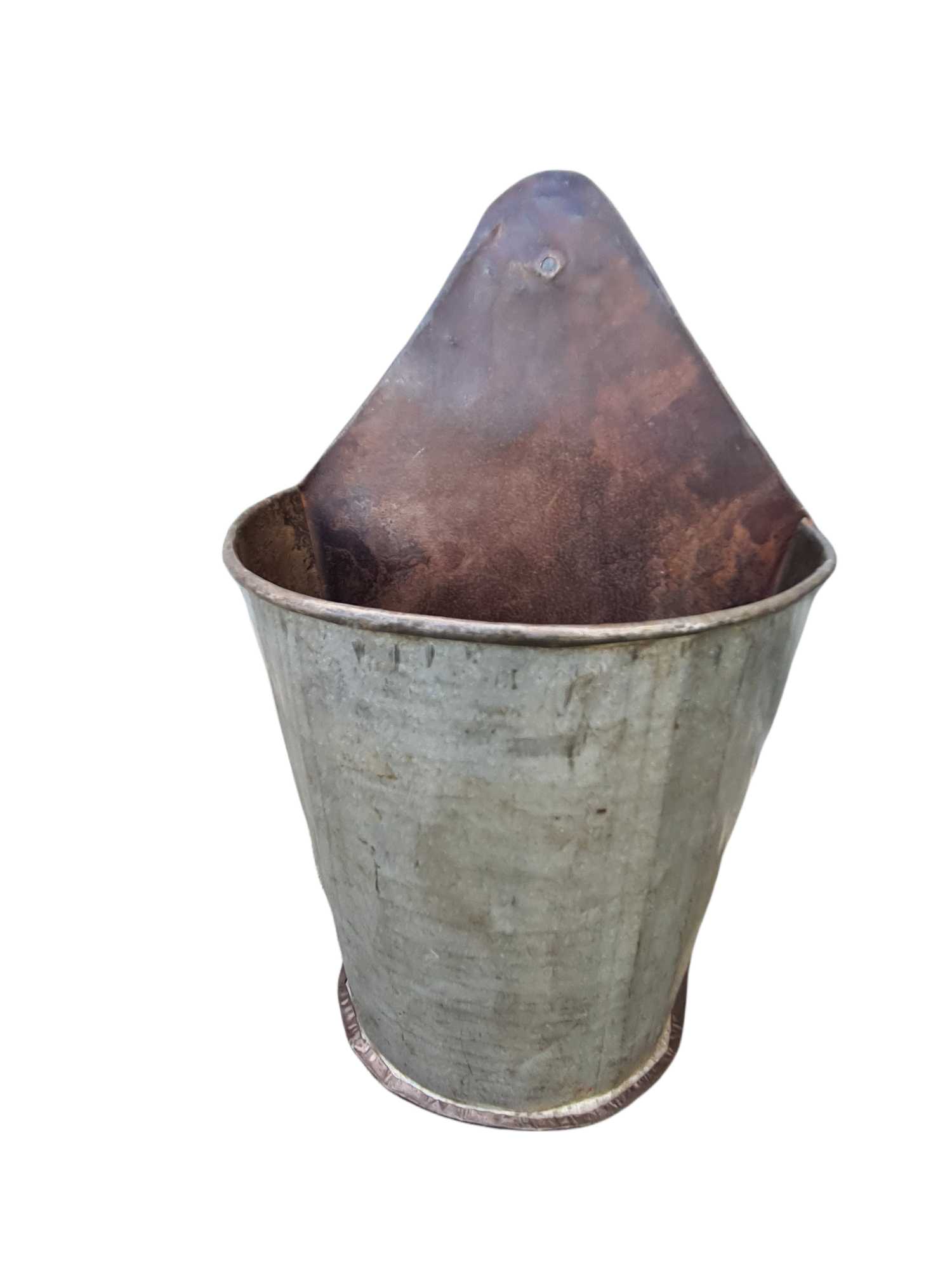 Vintage Galvanised Wall Planter