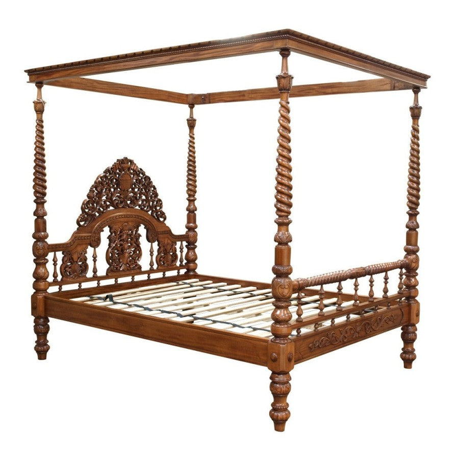NORMANDY VICTORIAN FOUR POSTER CANOPY BED