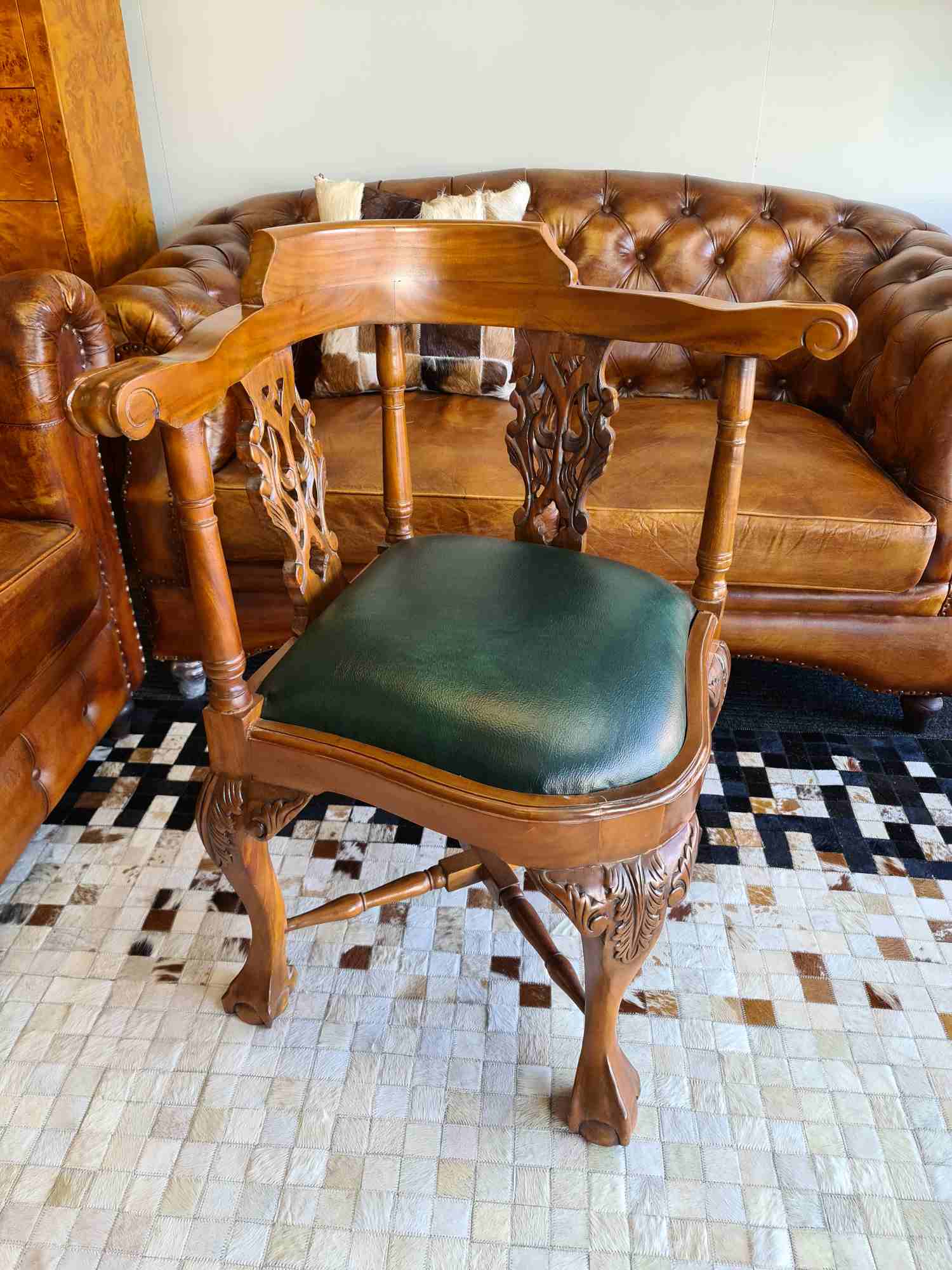 Aubert Chippendale Corner Chair