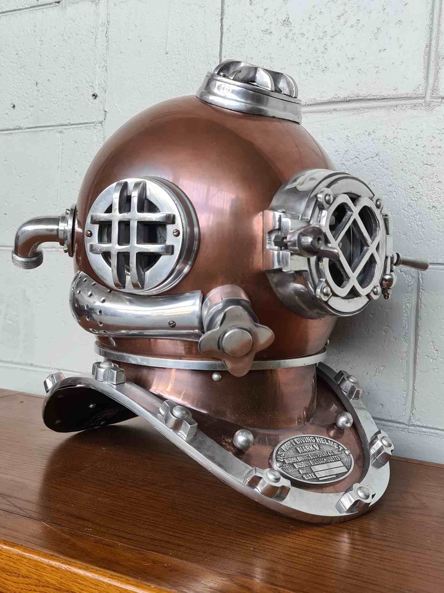 US Navy Reproduction Diving Helmet