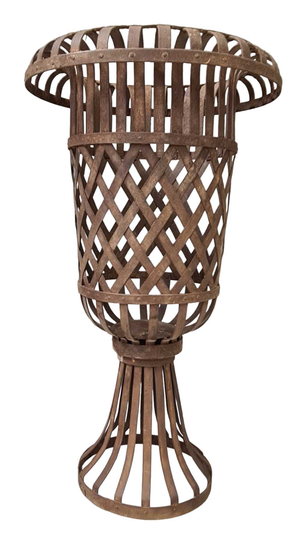 FRENCH FORGRD IRON PLANTER