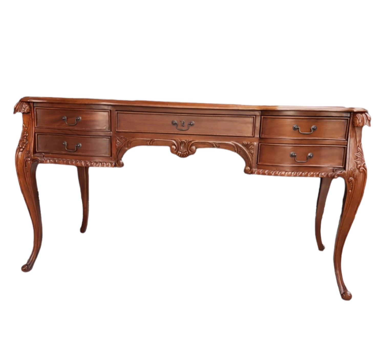 CAMBRIDGE MAHOGANY WOOD DESK