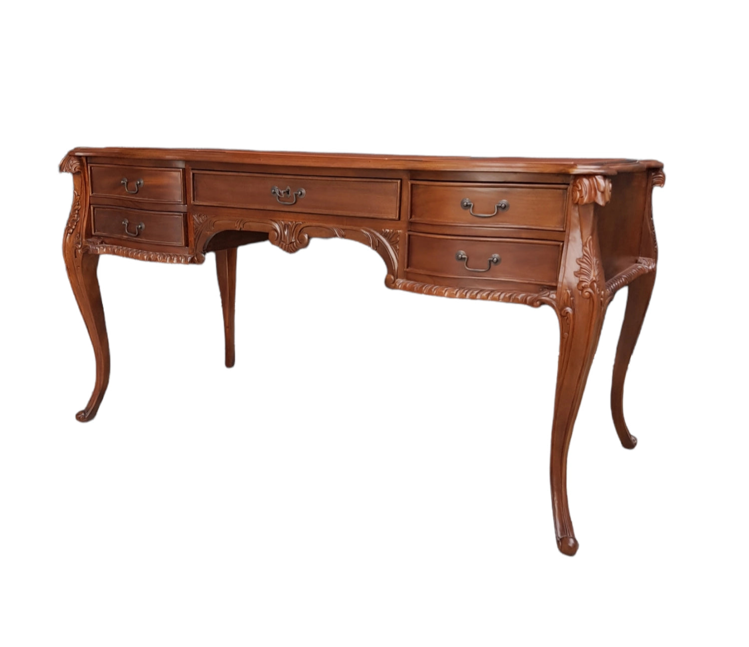 CAMBRIDGE MAHOGANY WOOD DESK