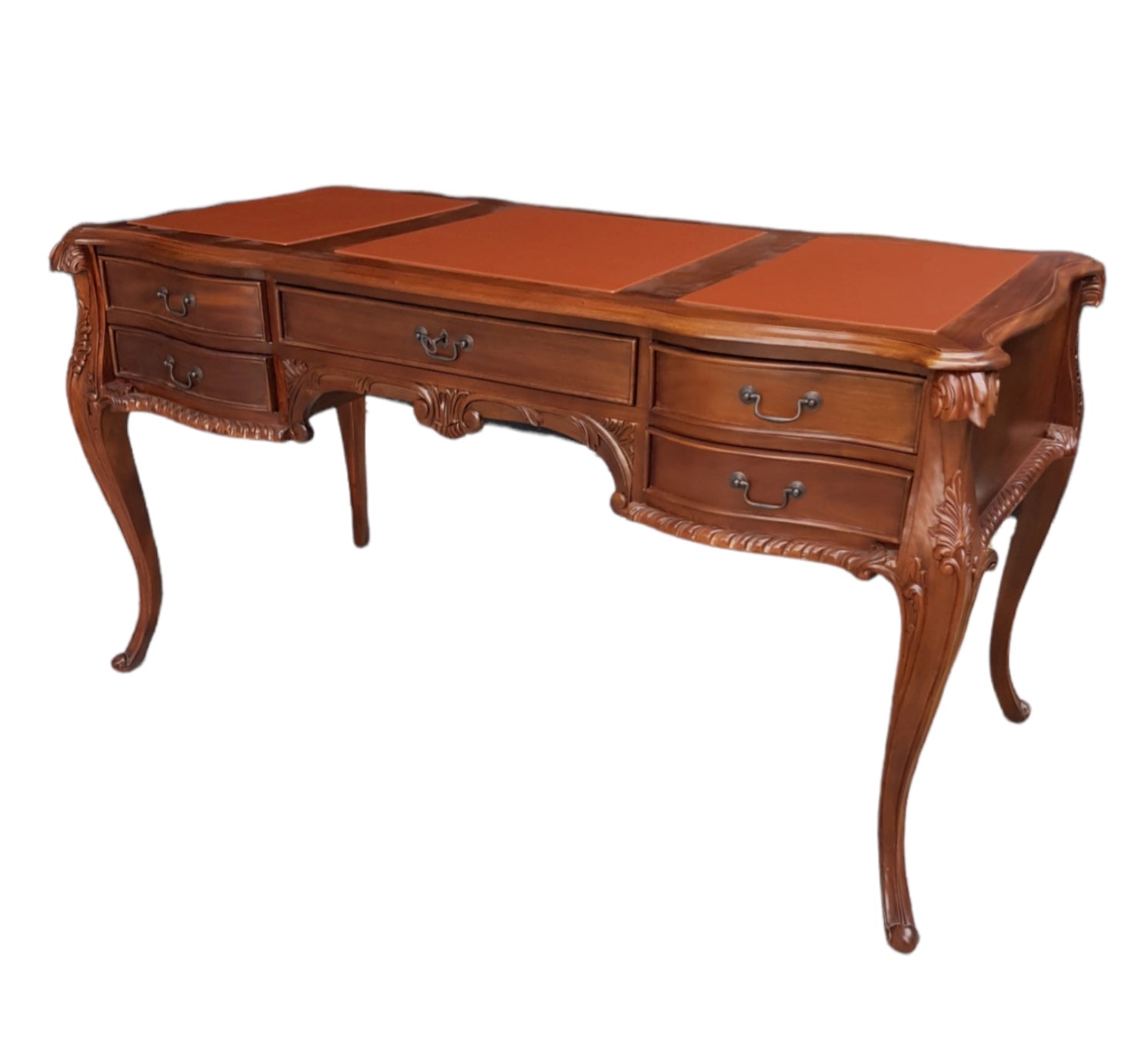 CAMBRIDGE MAHOGANY WOOD DESK