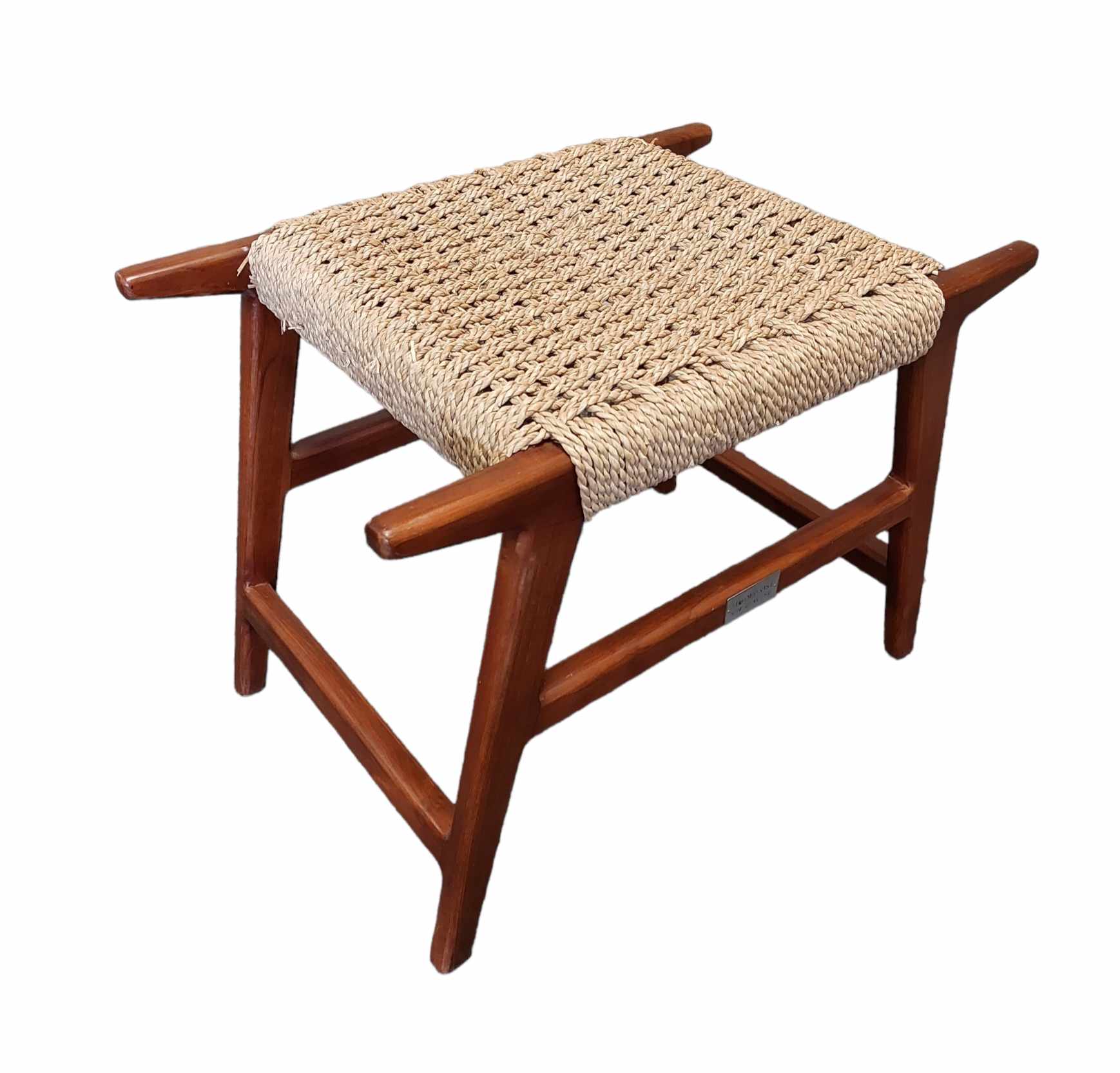 JIMBARRAN MID CENTURY TEAK STOOL