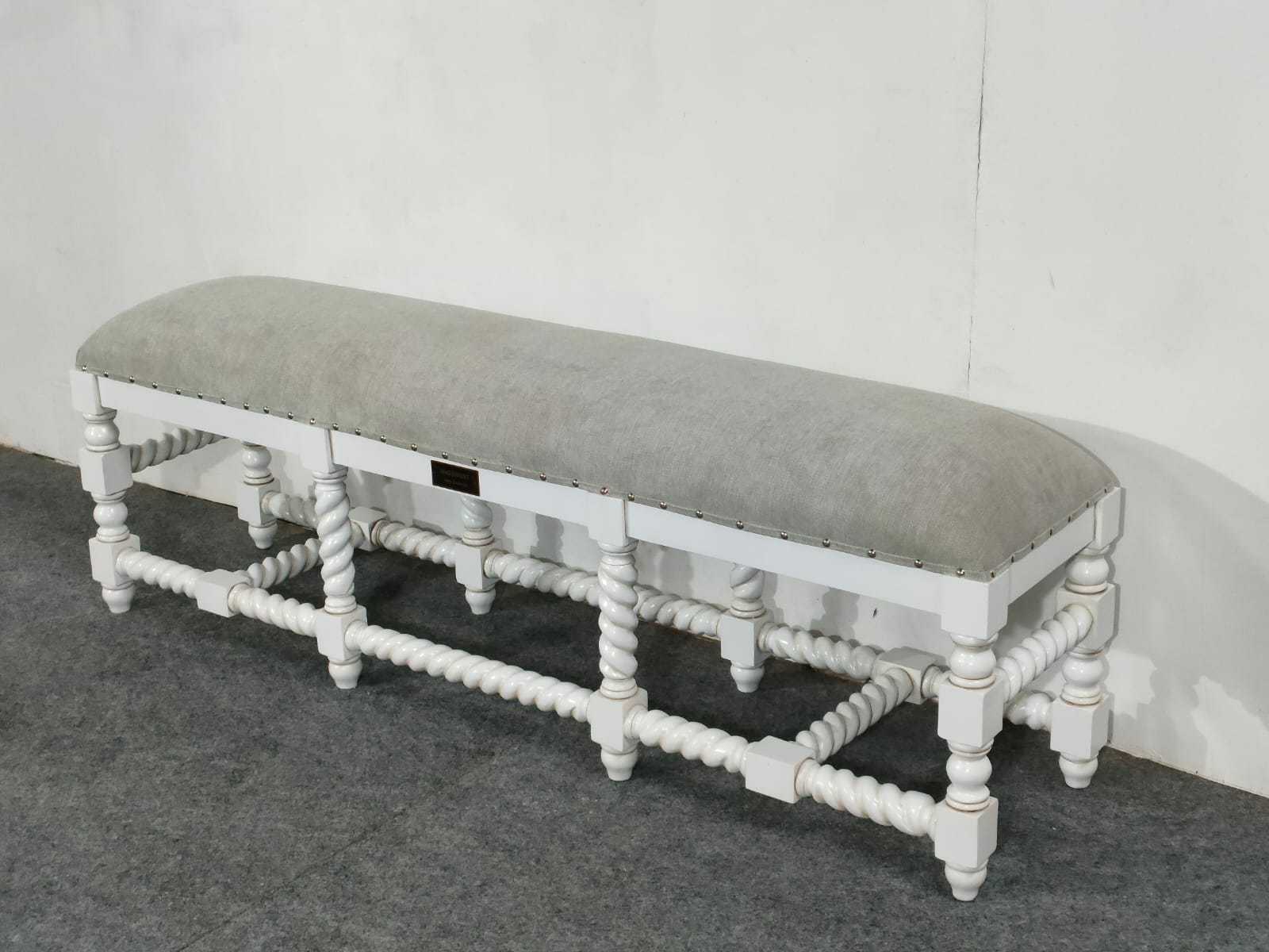 HAZELHURST FRENCH LONG STOOL