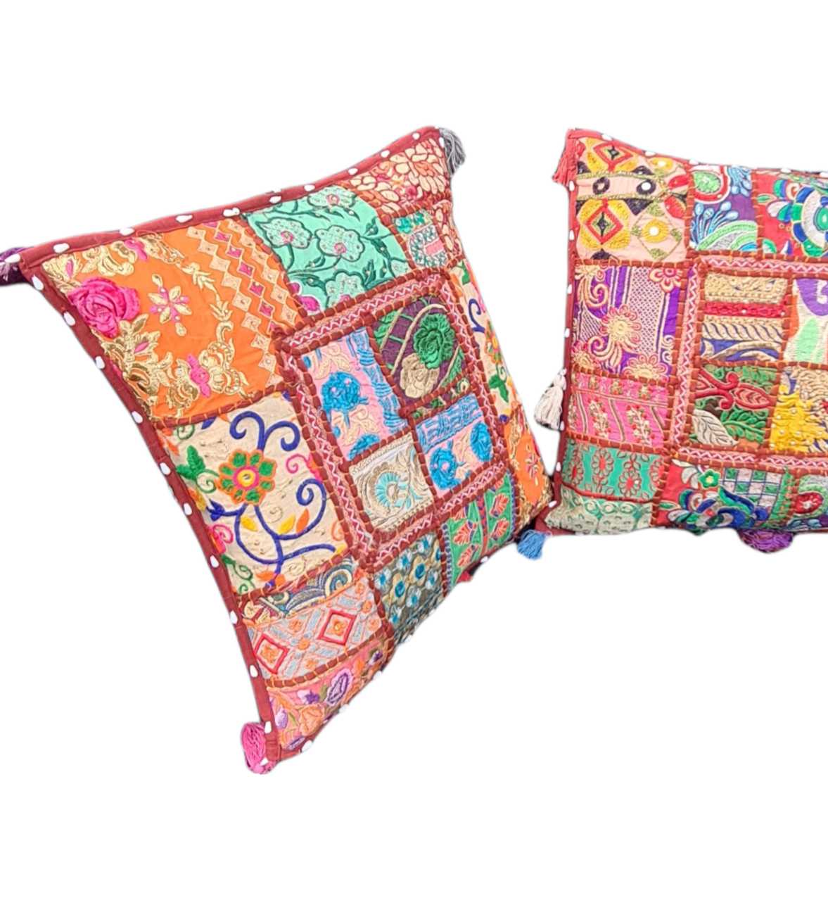 Indian Embroidery Cushion Cover
