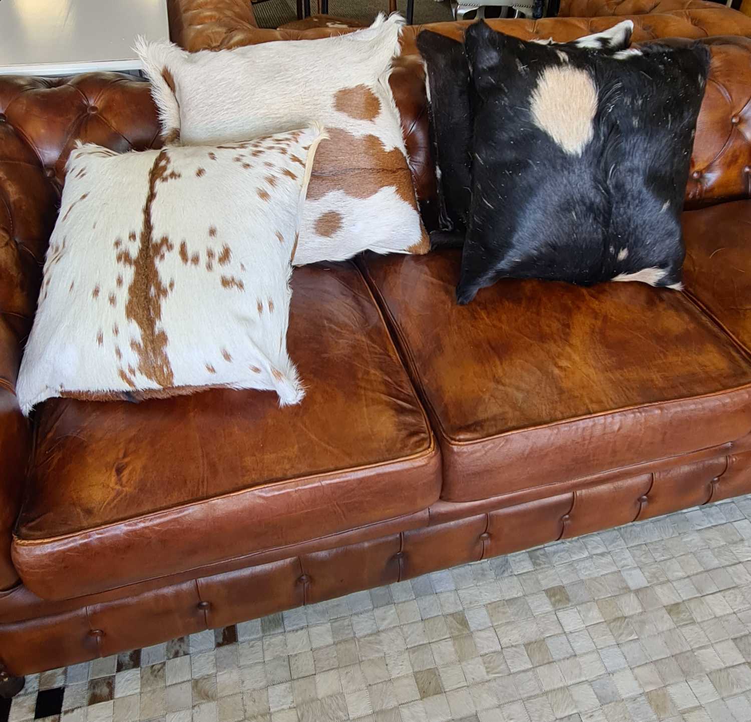 Sophia GOAT HIDE CUSHION