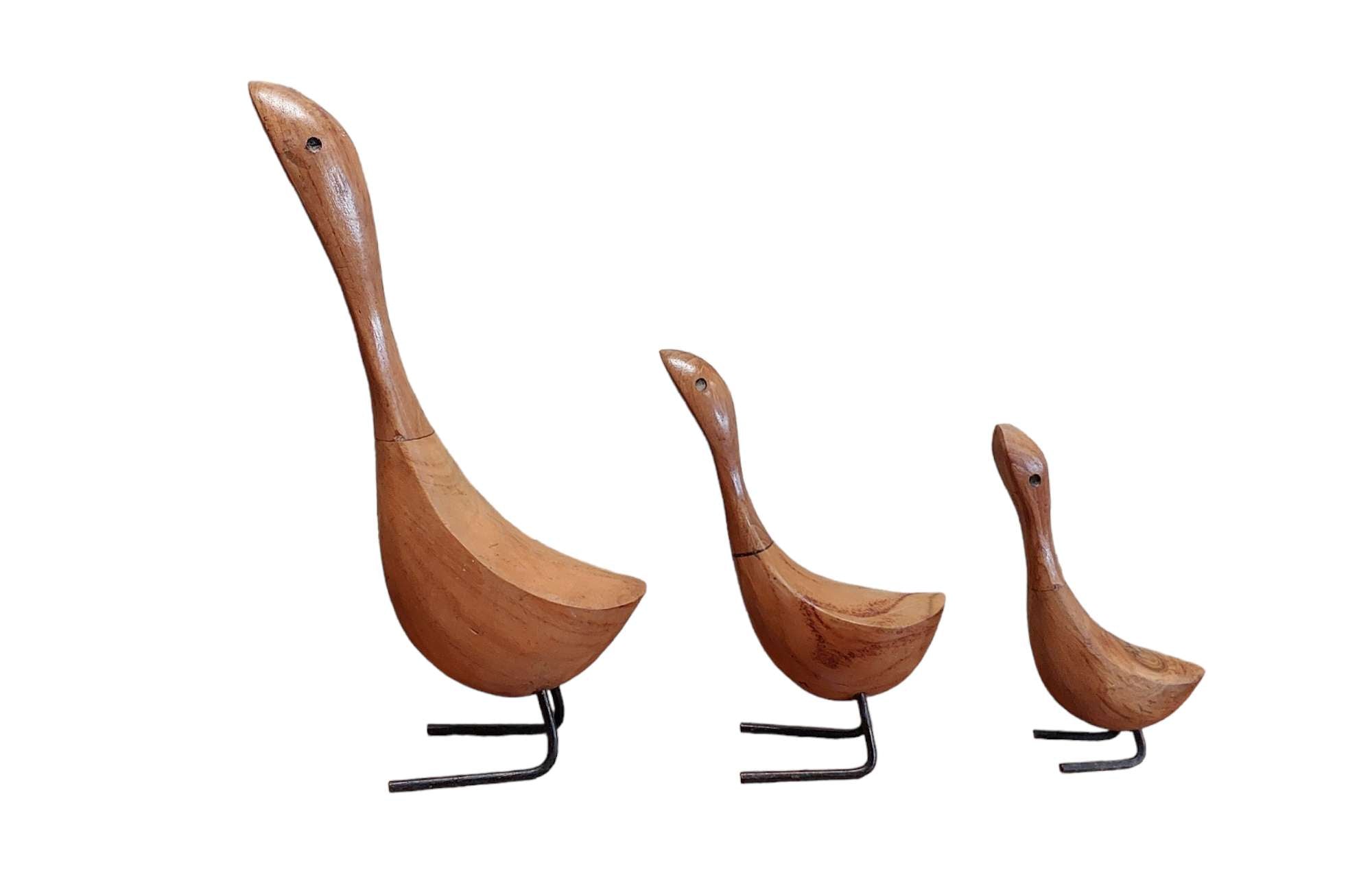 Wooden Minimalist Bird Set
