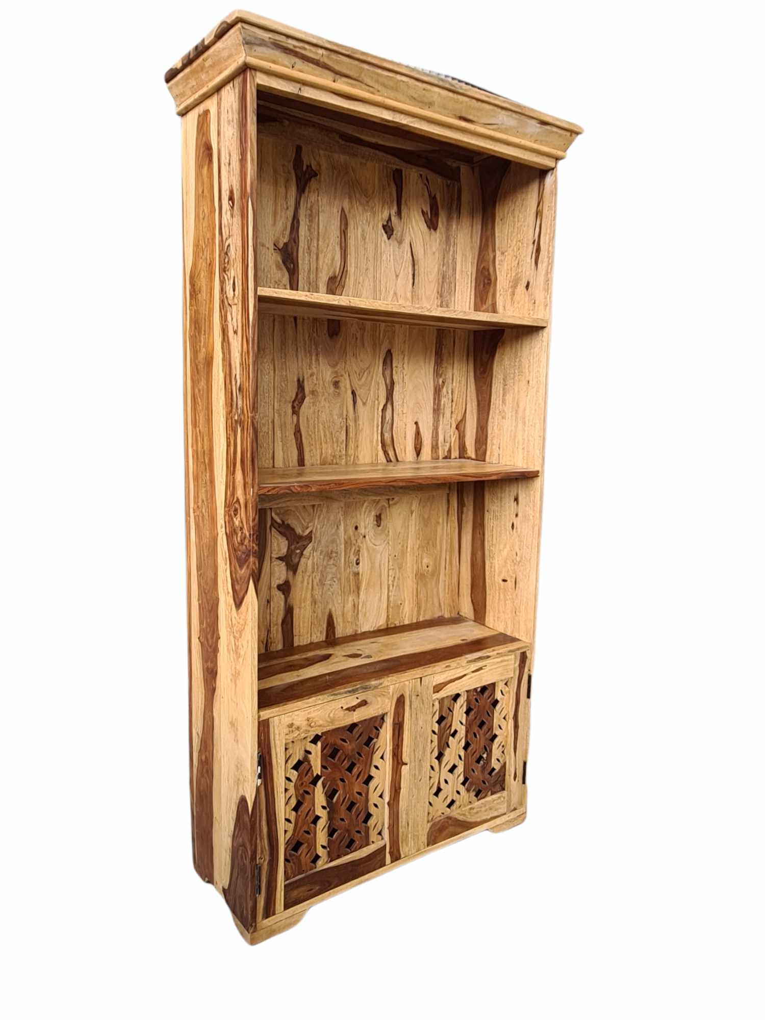 Solid Rosewood Indian Bookcase