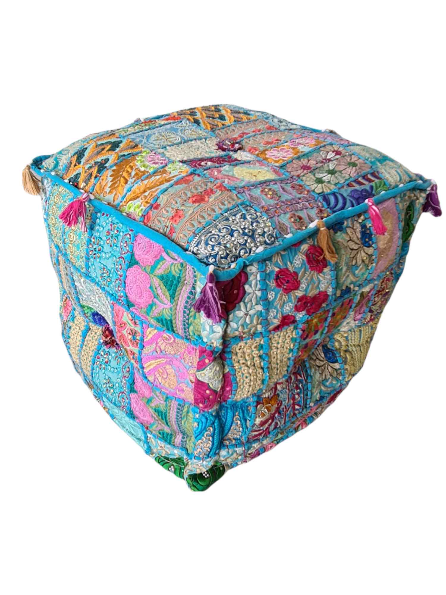 KORA RAJASTHANI POUF (SQUARE)