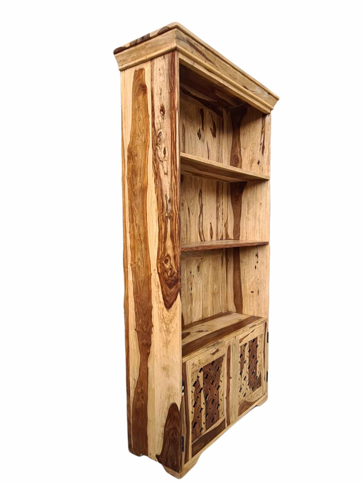 Solid Rosewood Indian Bookcase