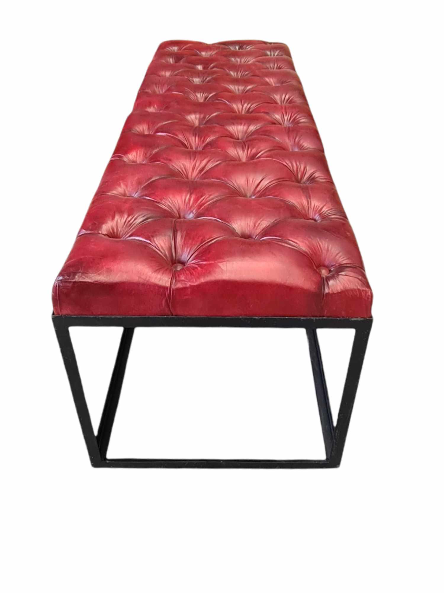 EDINBURGH LEATHER BENCH SEAT