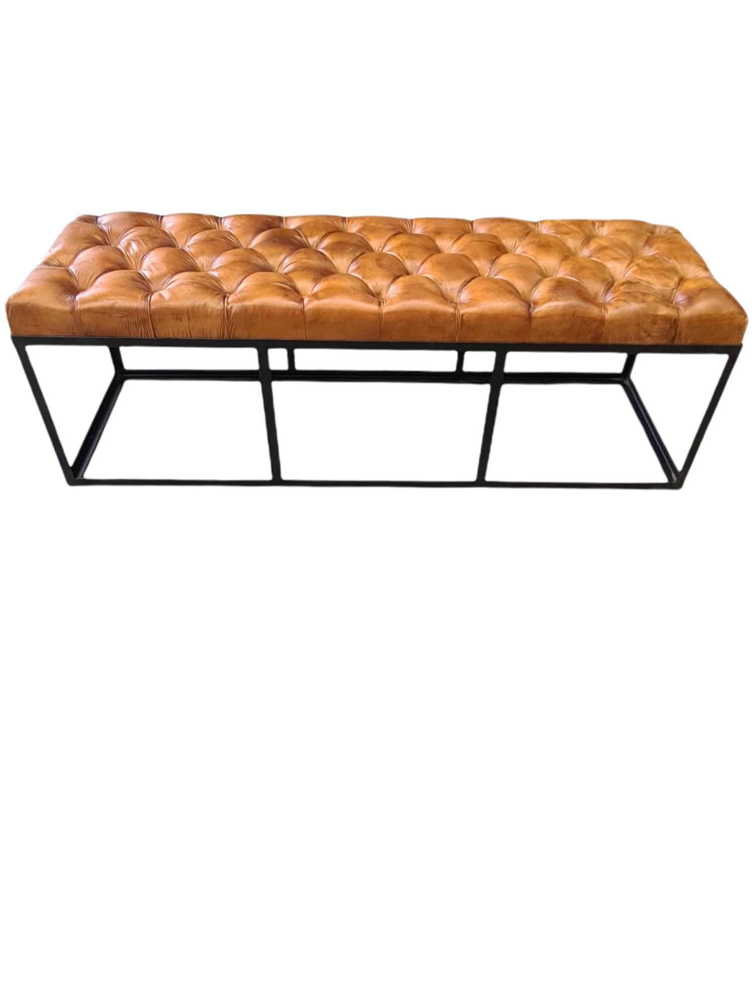 EDINBURGH LEATHER BENCH SEAT