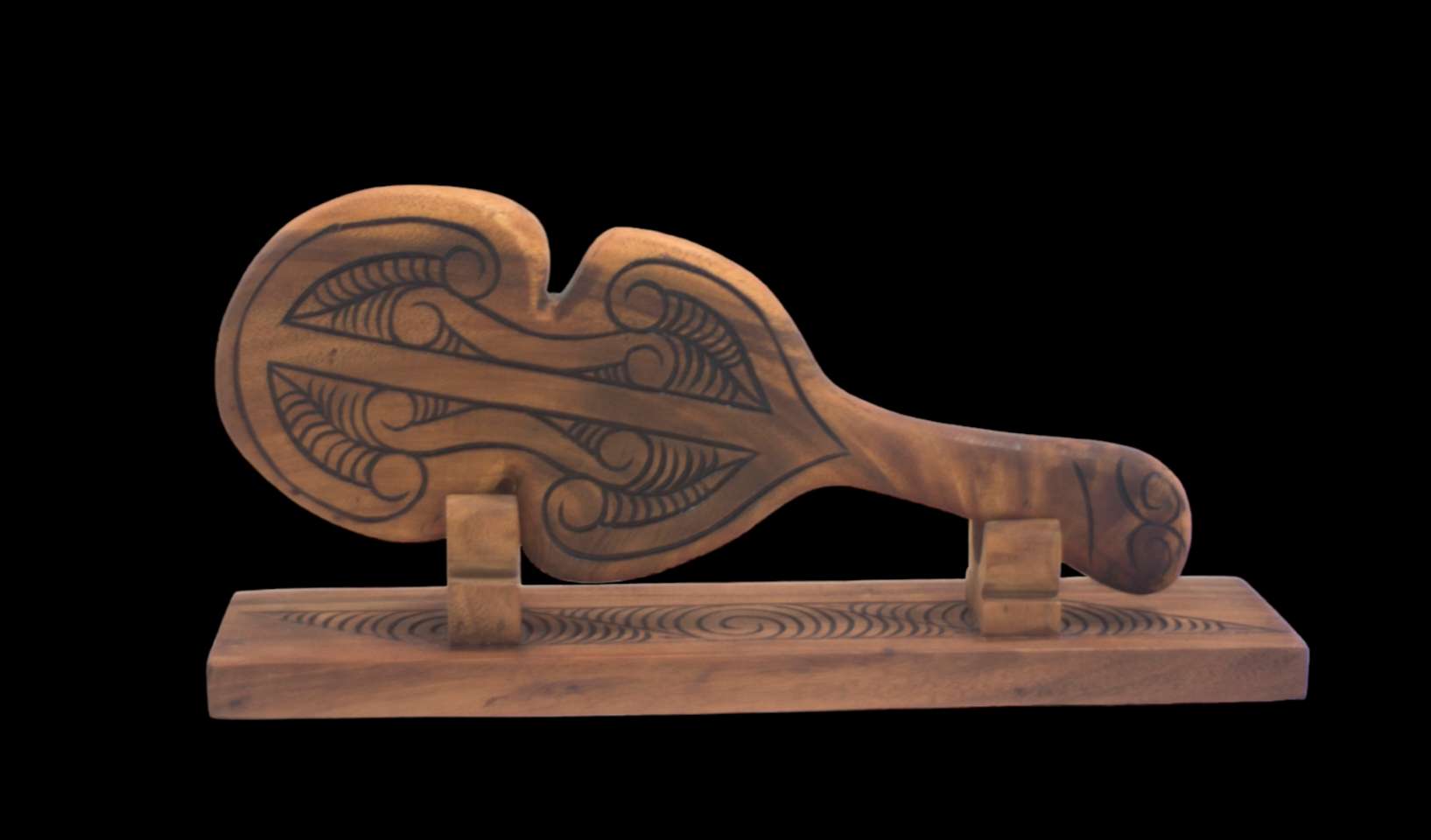 Tane Wood Carved Maori Patu