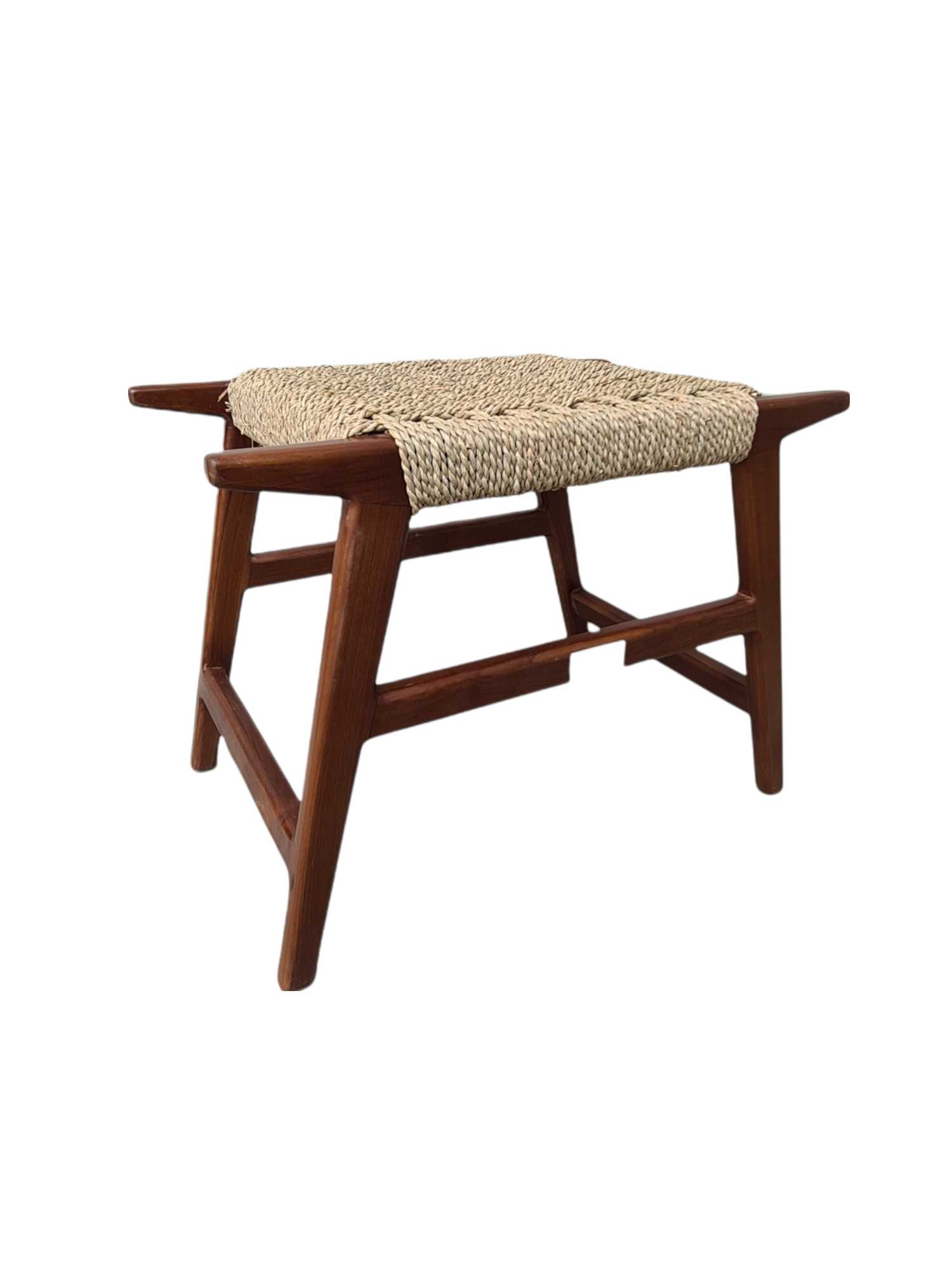 JIMBARRAN MID CENTURY TEAK STOOL