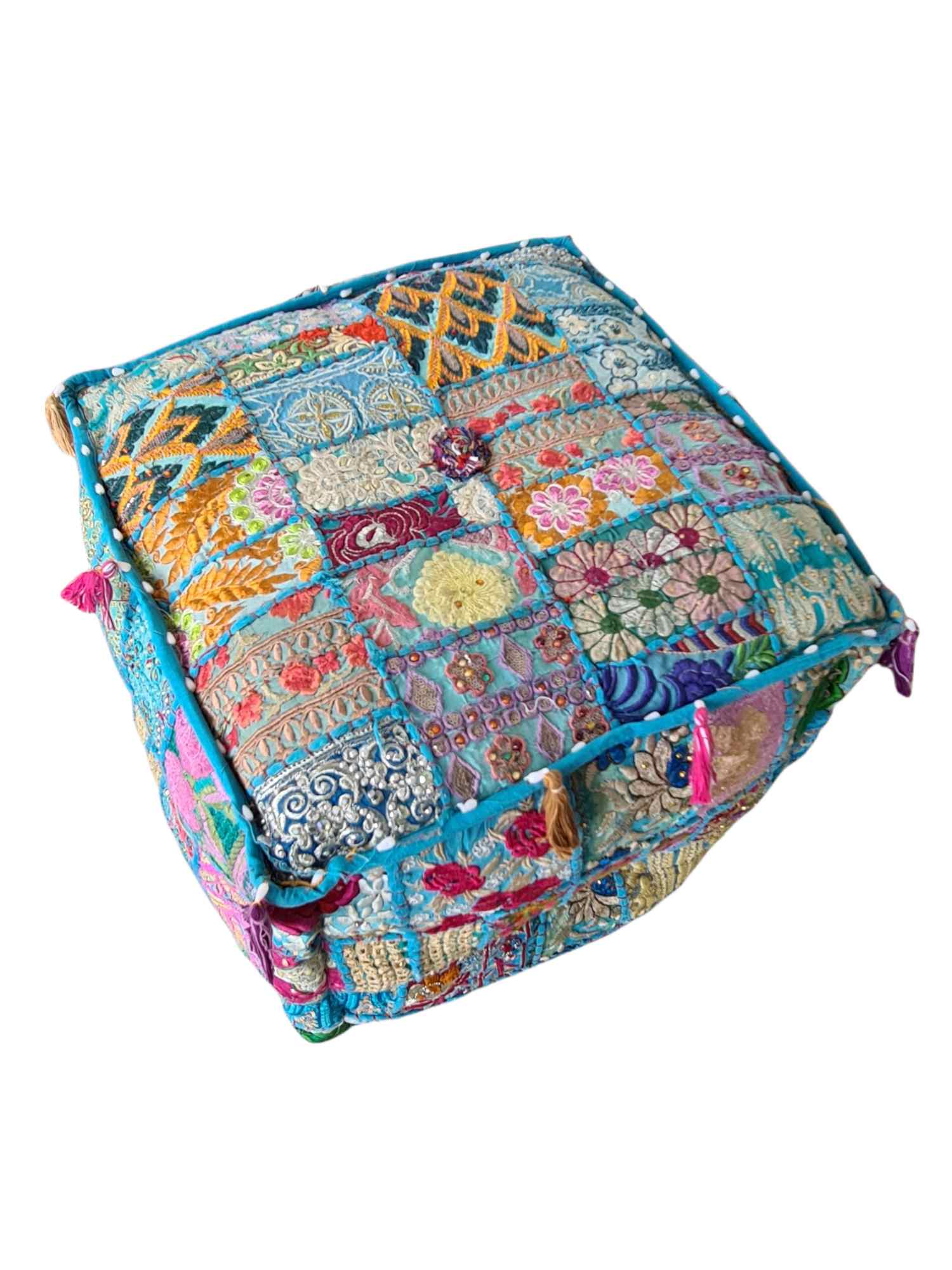 KORA RAJASTHANI POUF (SQUARE)