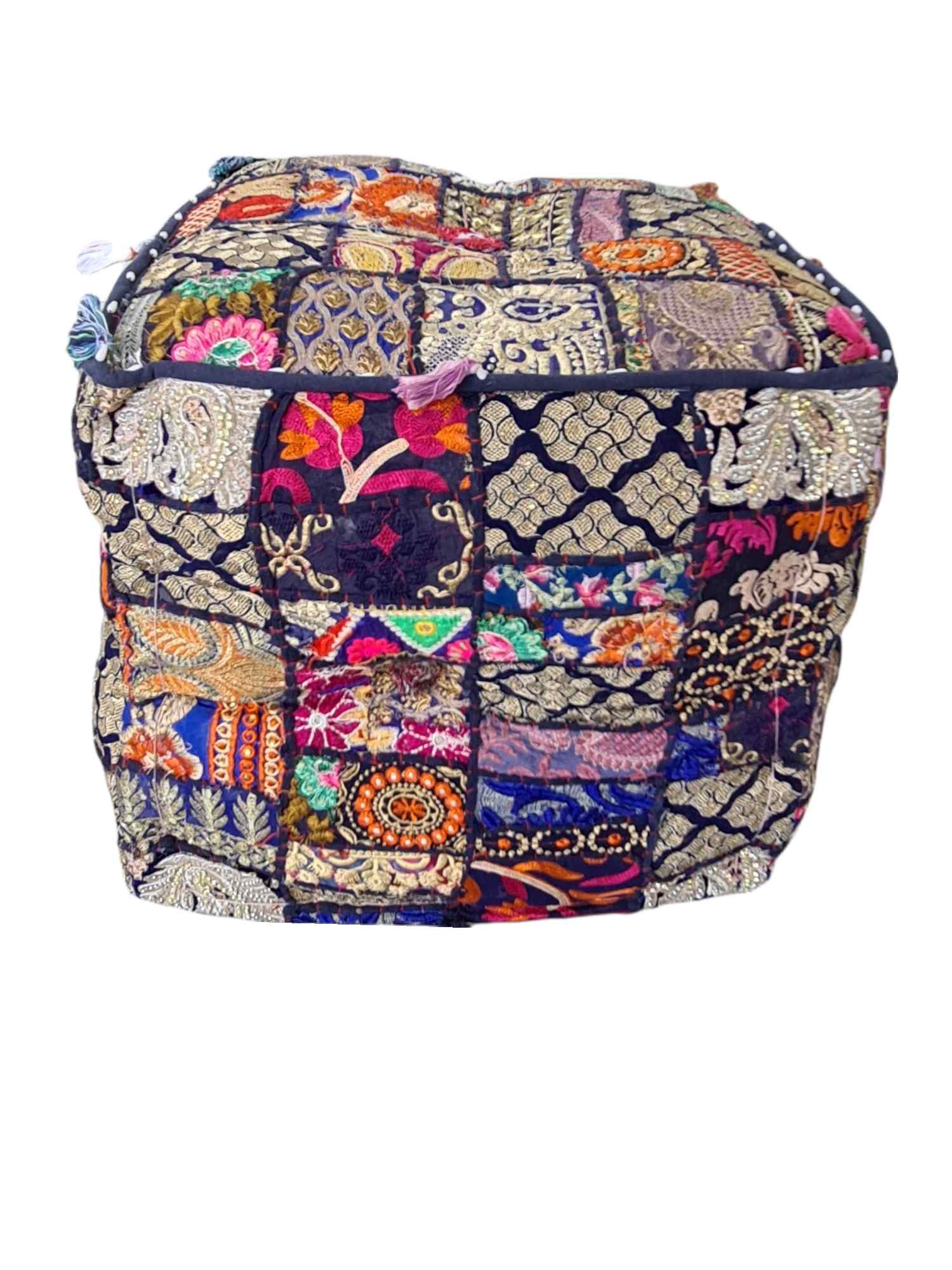 KORA RAJASTHANI POUF (SQUARE)