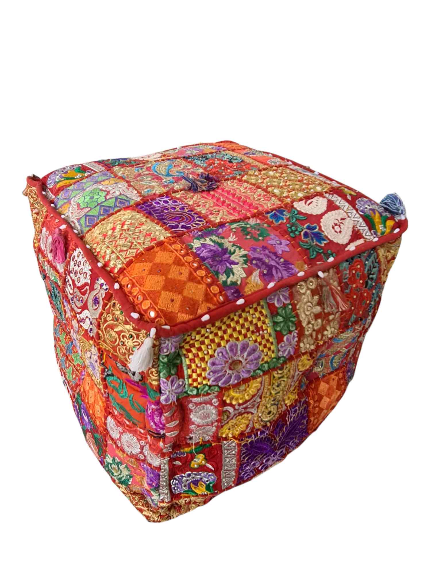 KORA RAJASTHANI POUF (SQUARE)