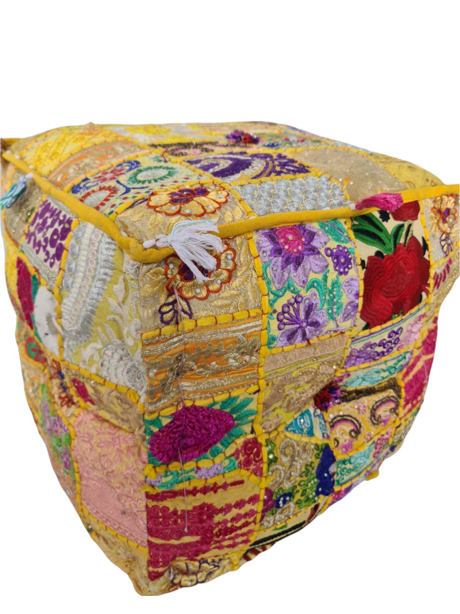KORA RAJASTHANI POUF (SQUARE)