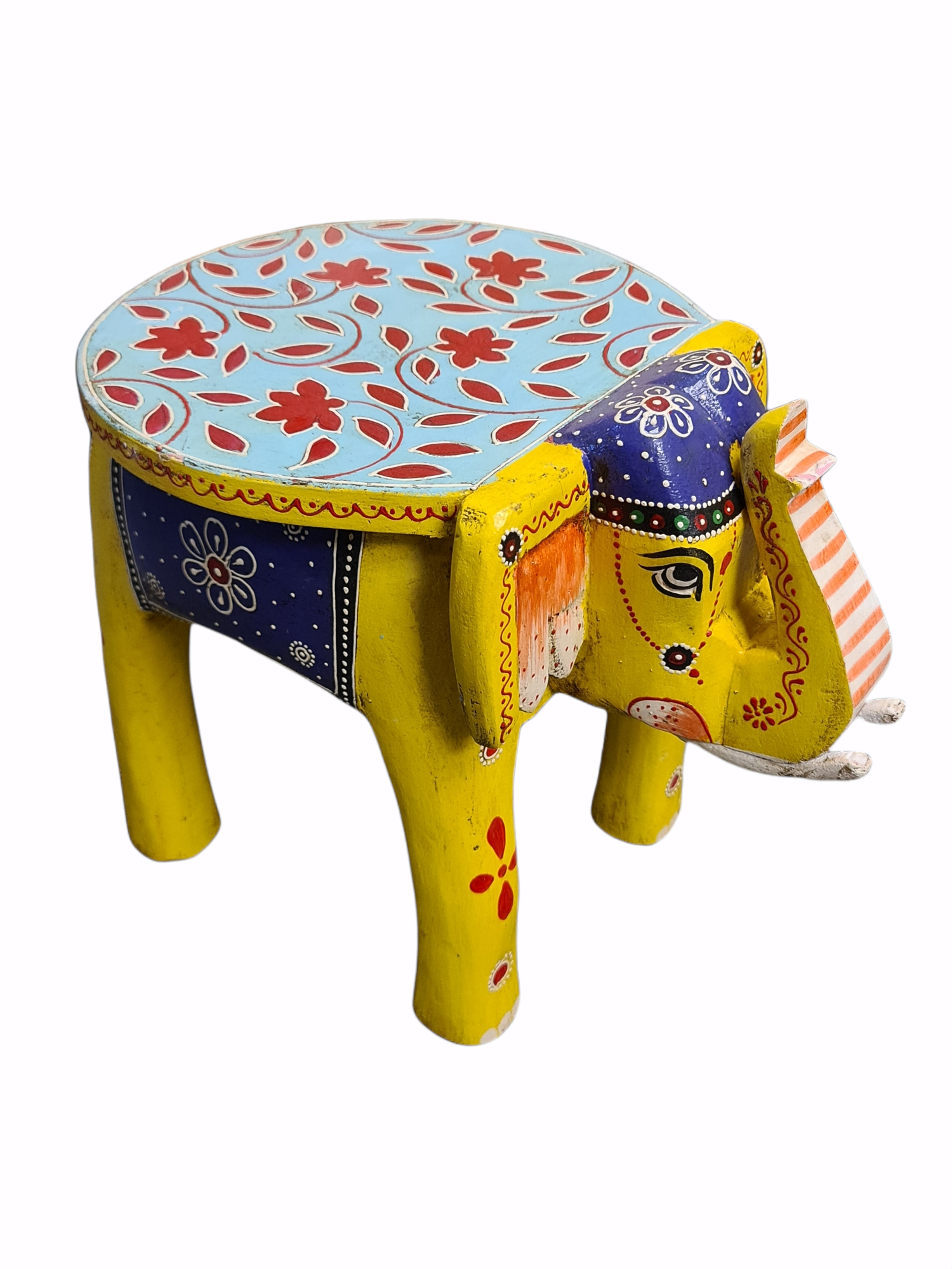 Wooden Indian Elephant Medium