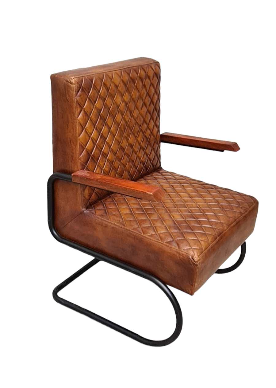 RENO VINTAGE LEATHER ARMCHAIR