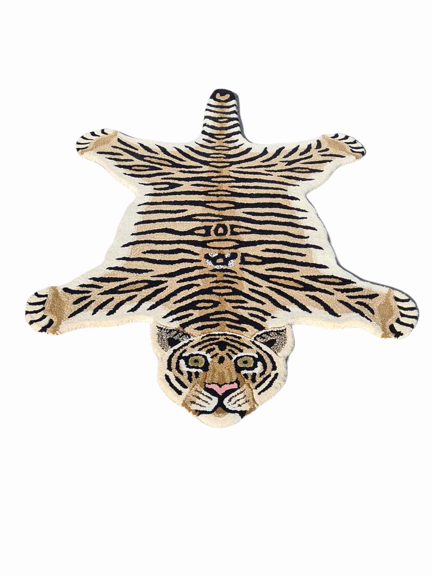 Wool Leopard Rug (Hand Made)