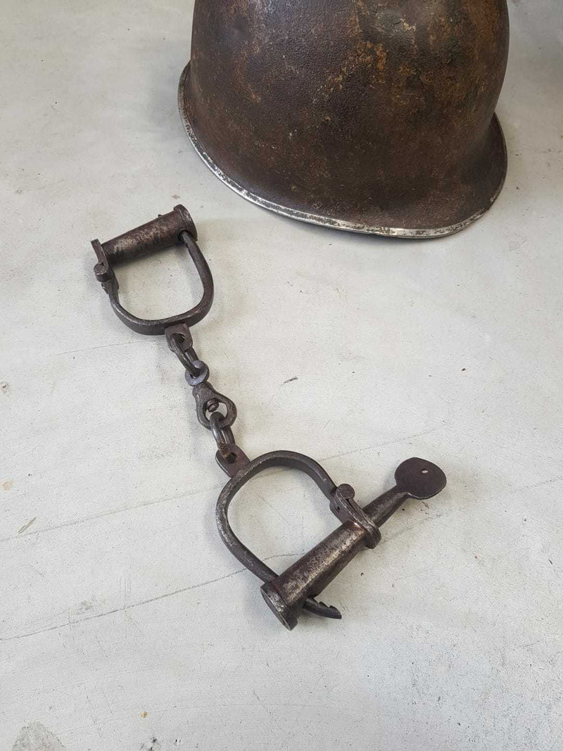 Solid Iron Handcuffs