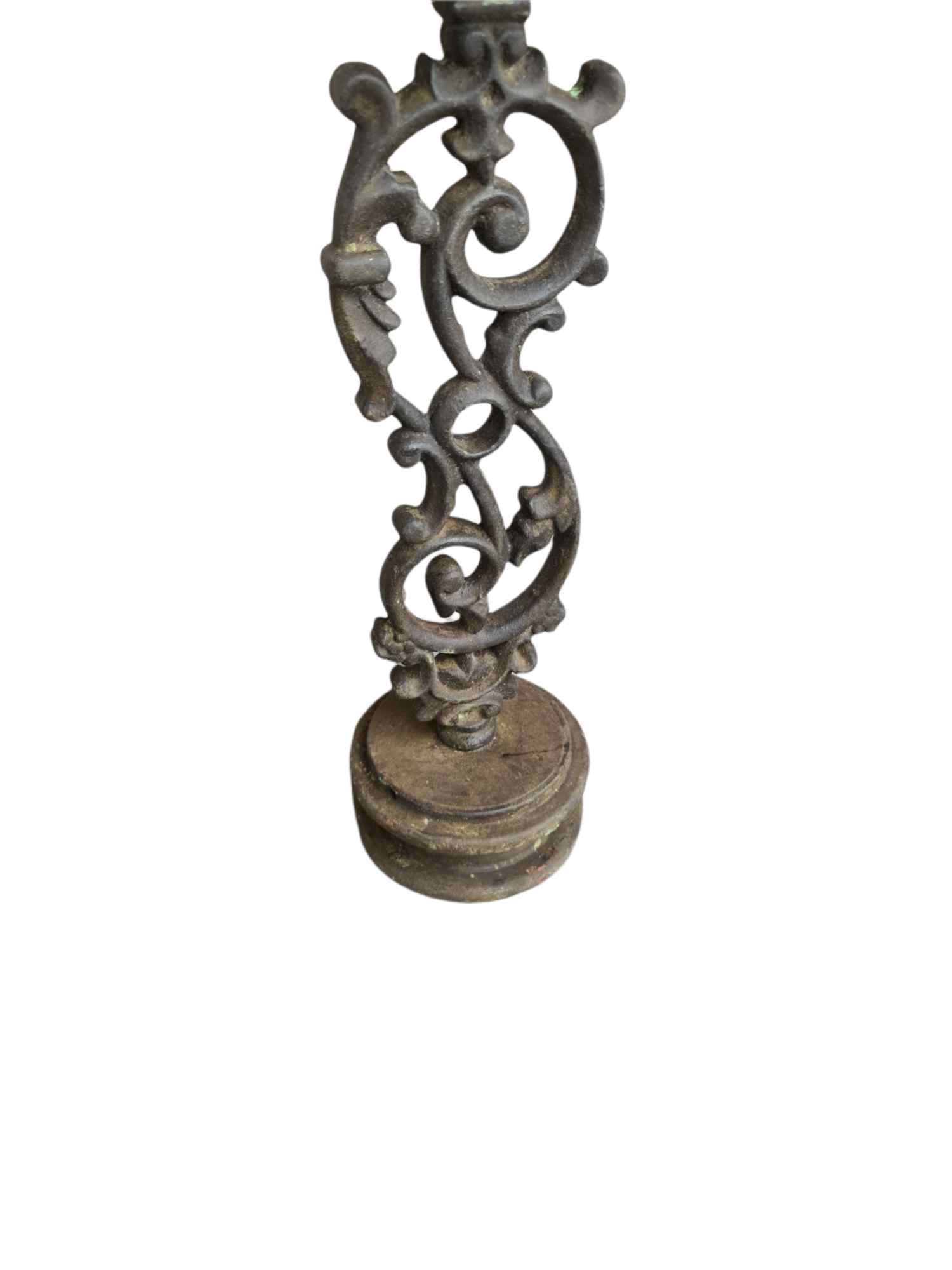 CAST IRON CANDLE STANDS