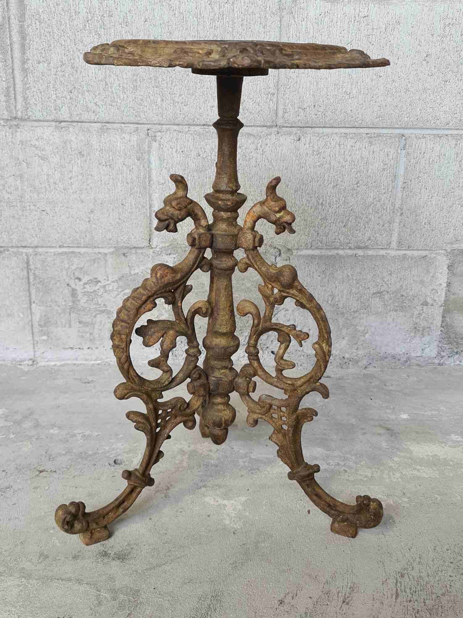Cast Iron Dragon Stand