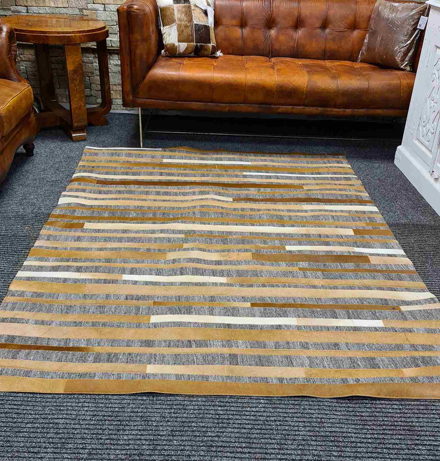 Rihanna goat Hide Rug