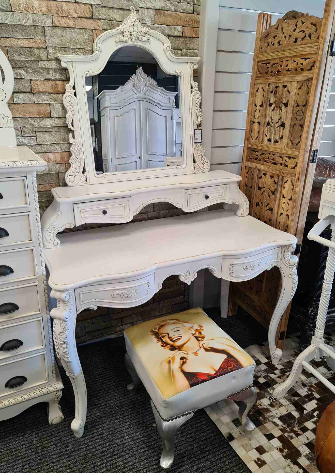 Etna French Vanity Dressing Table