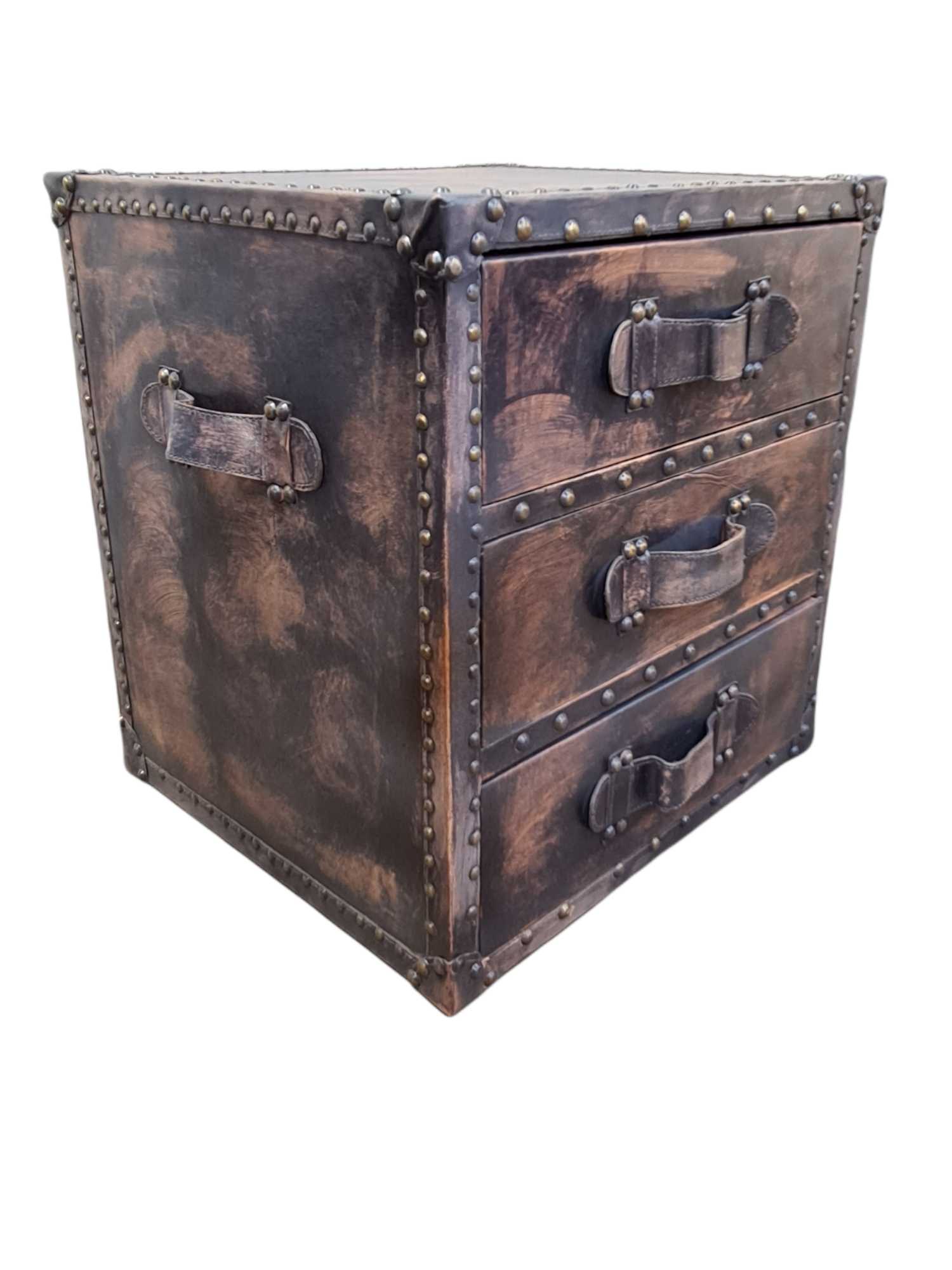 ROSENBERG COUNTRY LEATHER BEDSIDE