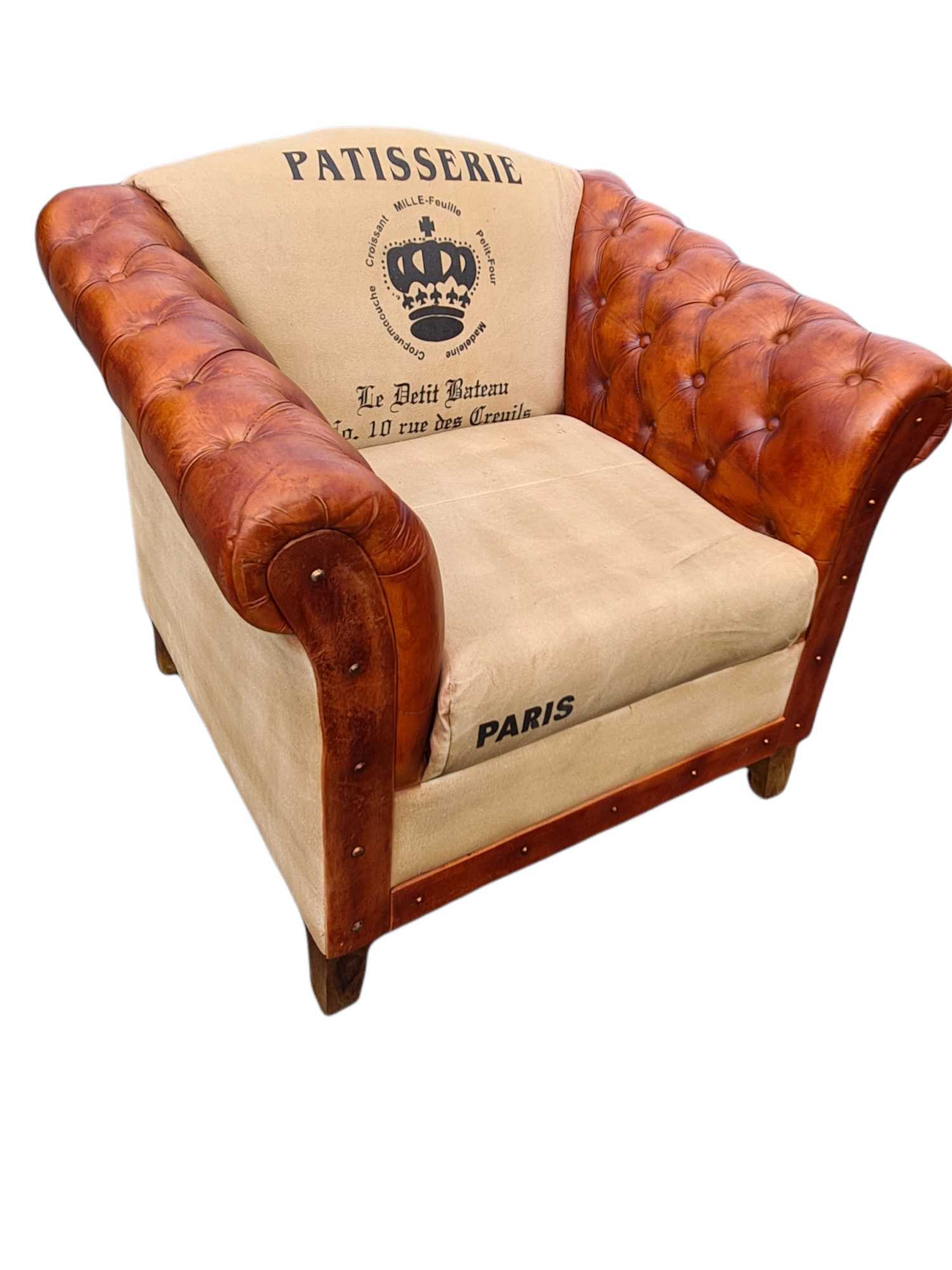 Patisserie Leather Armchair