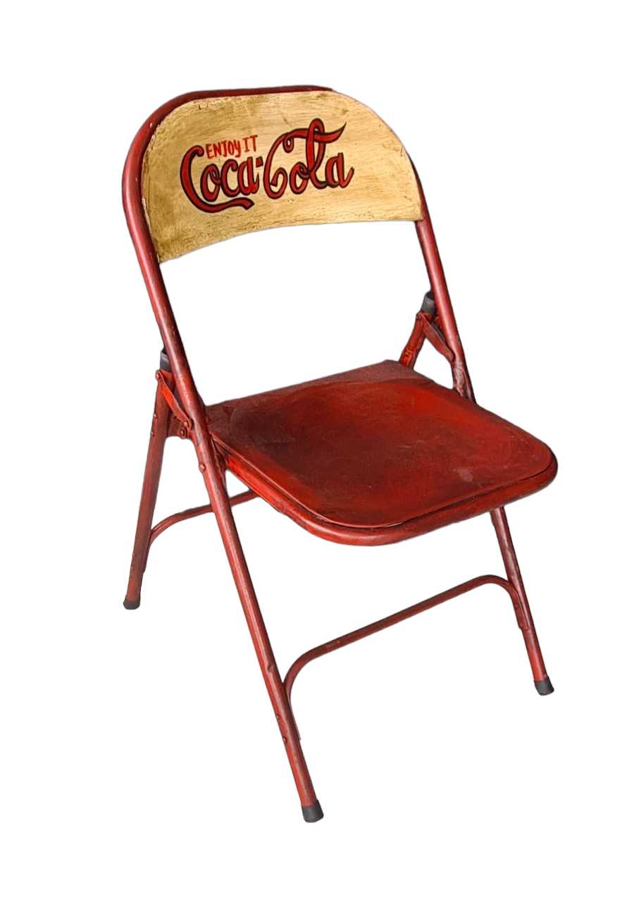 Coca cola chairs vintage cheap