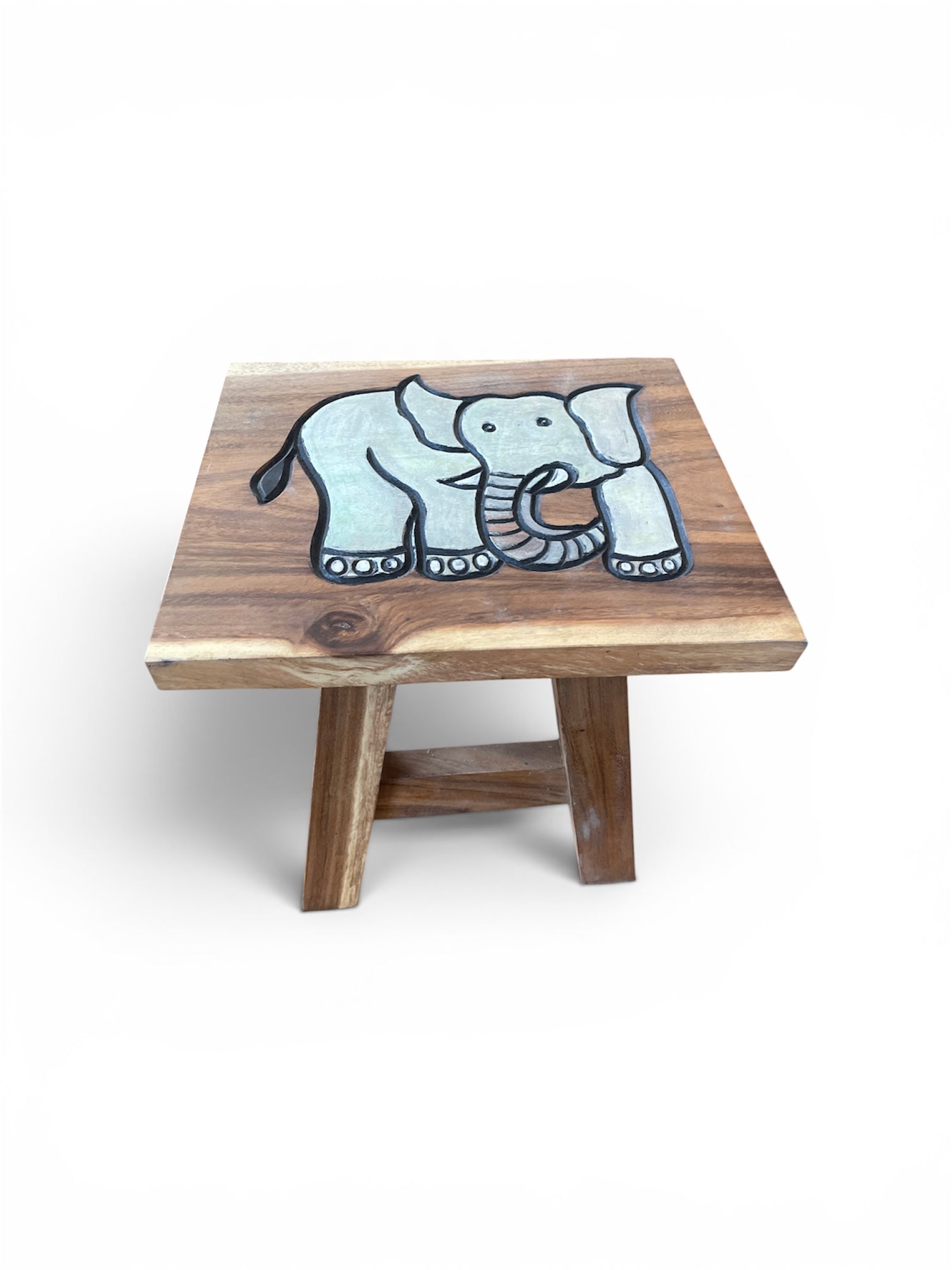 Solid wood kids Stool