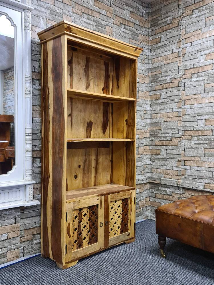 Solid Rosewood Indian Bookcase