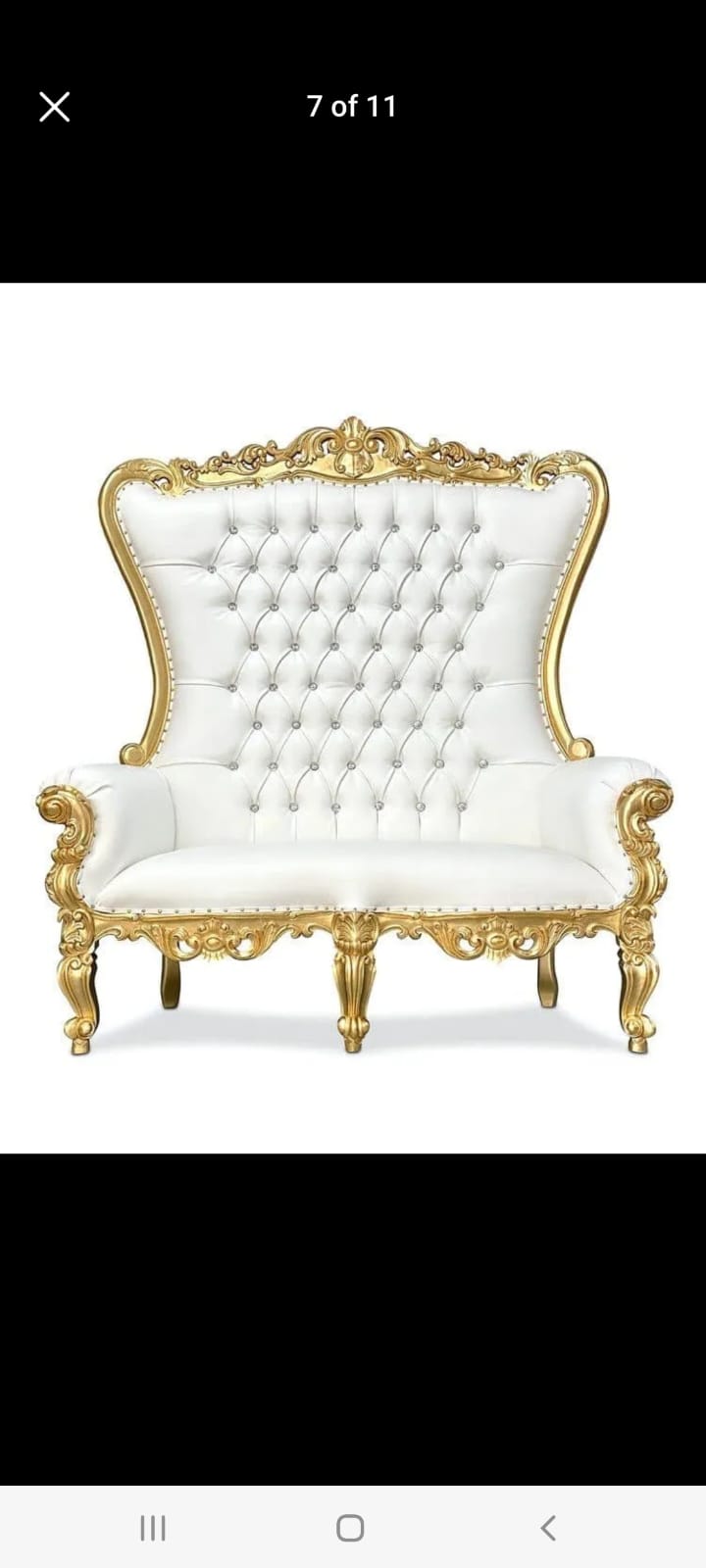 LADY GAGA TWO SEATER THRONE