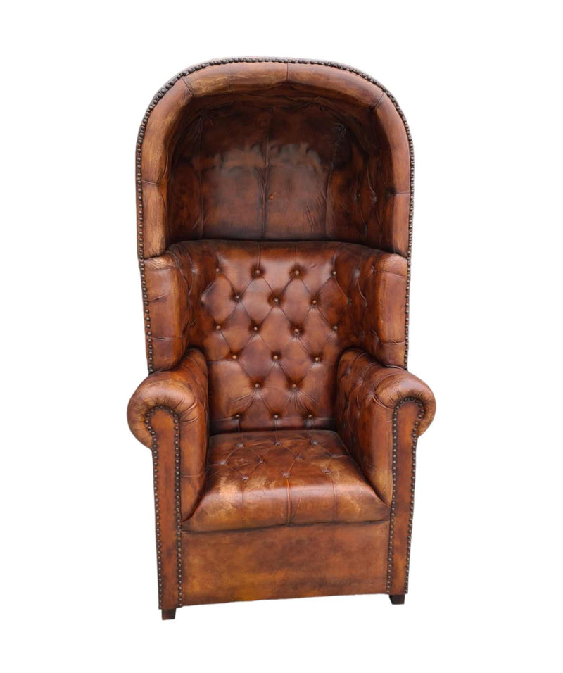 Maryport  leather English Porter Chair