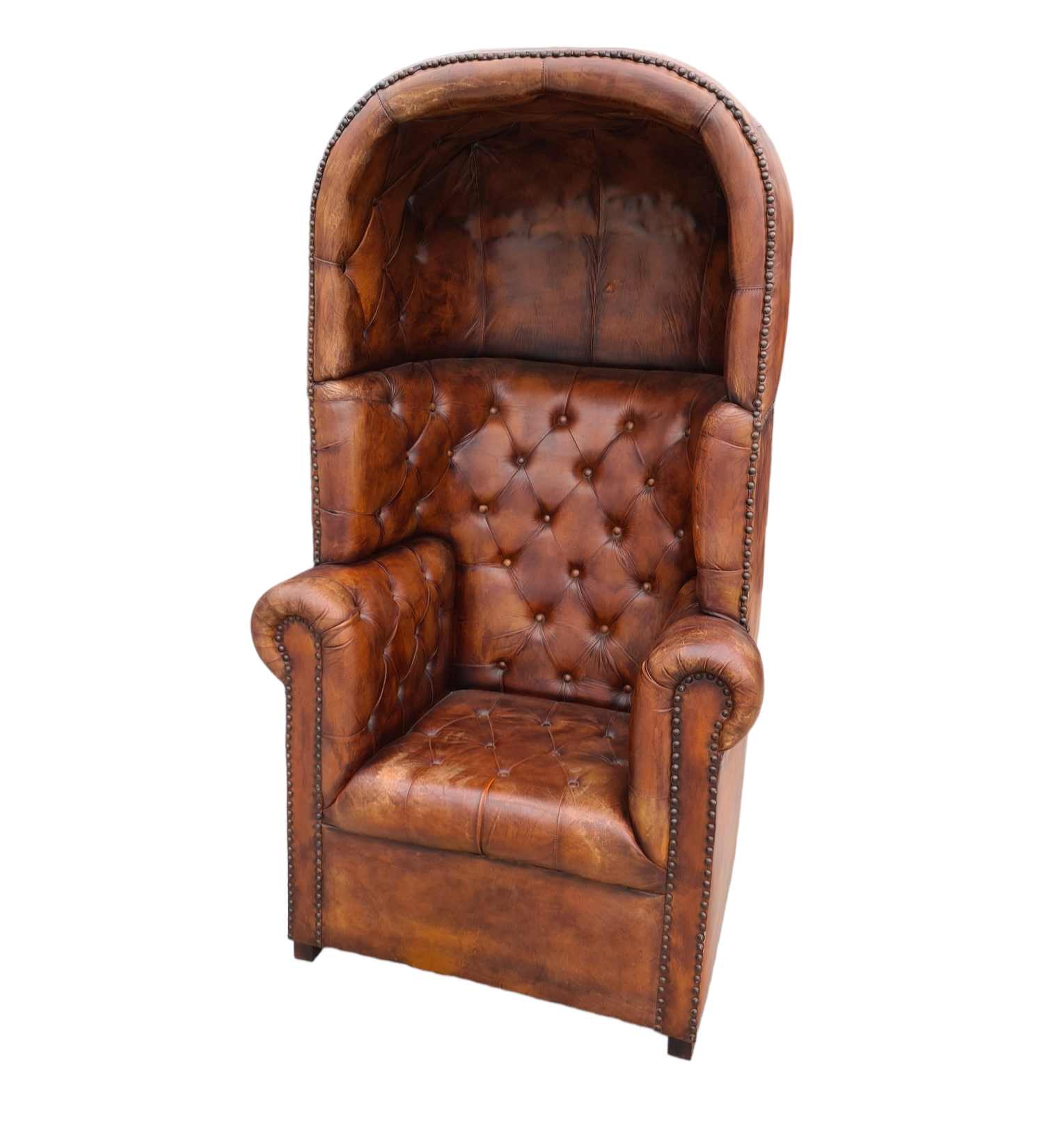 Maryport  leather English Porter Chair