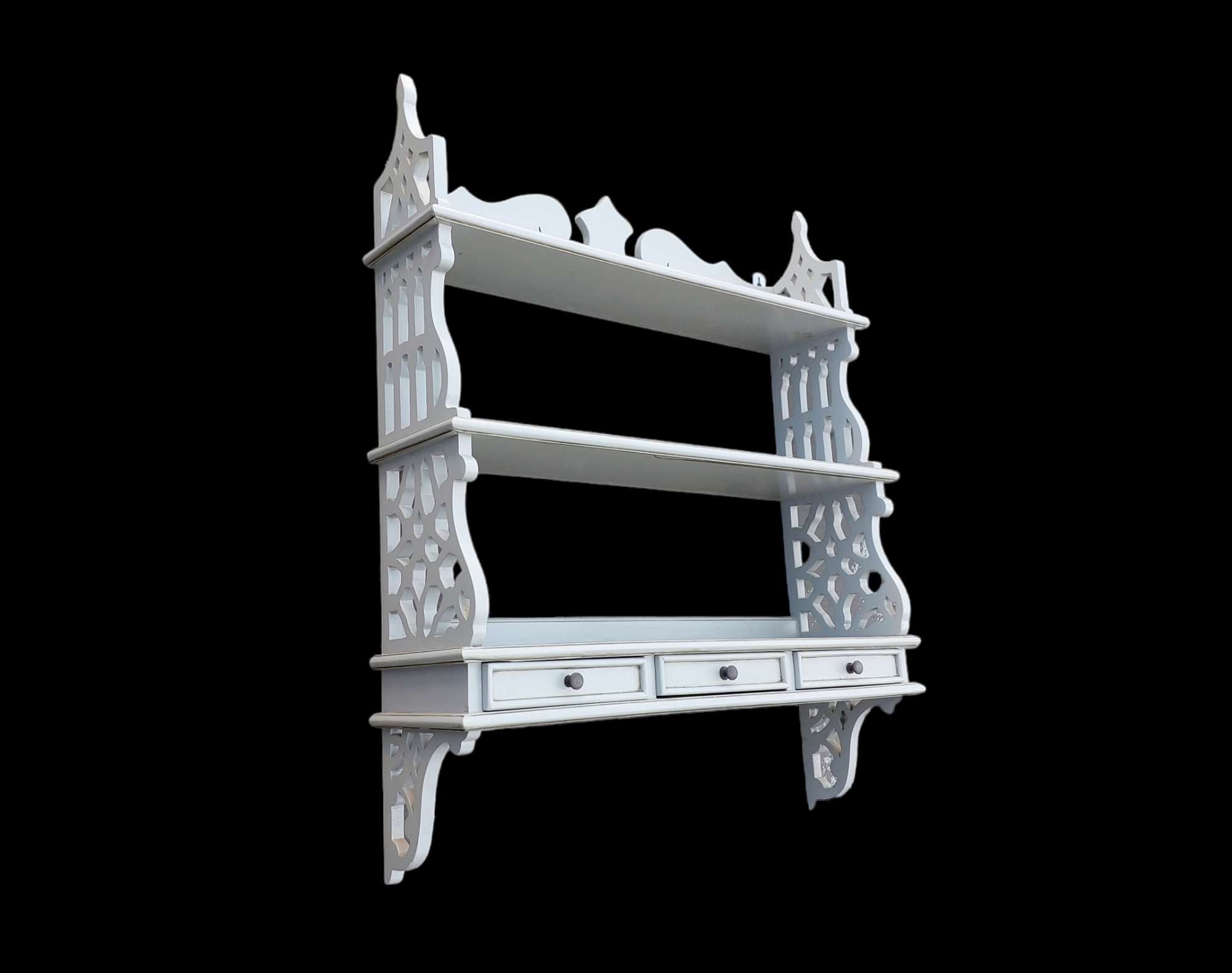 Nancy Victorian style wall shelf