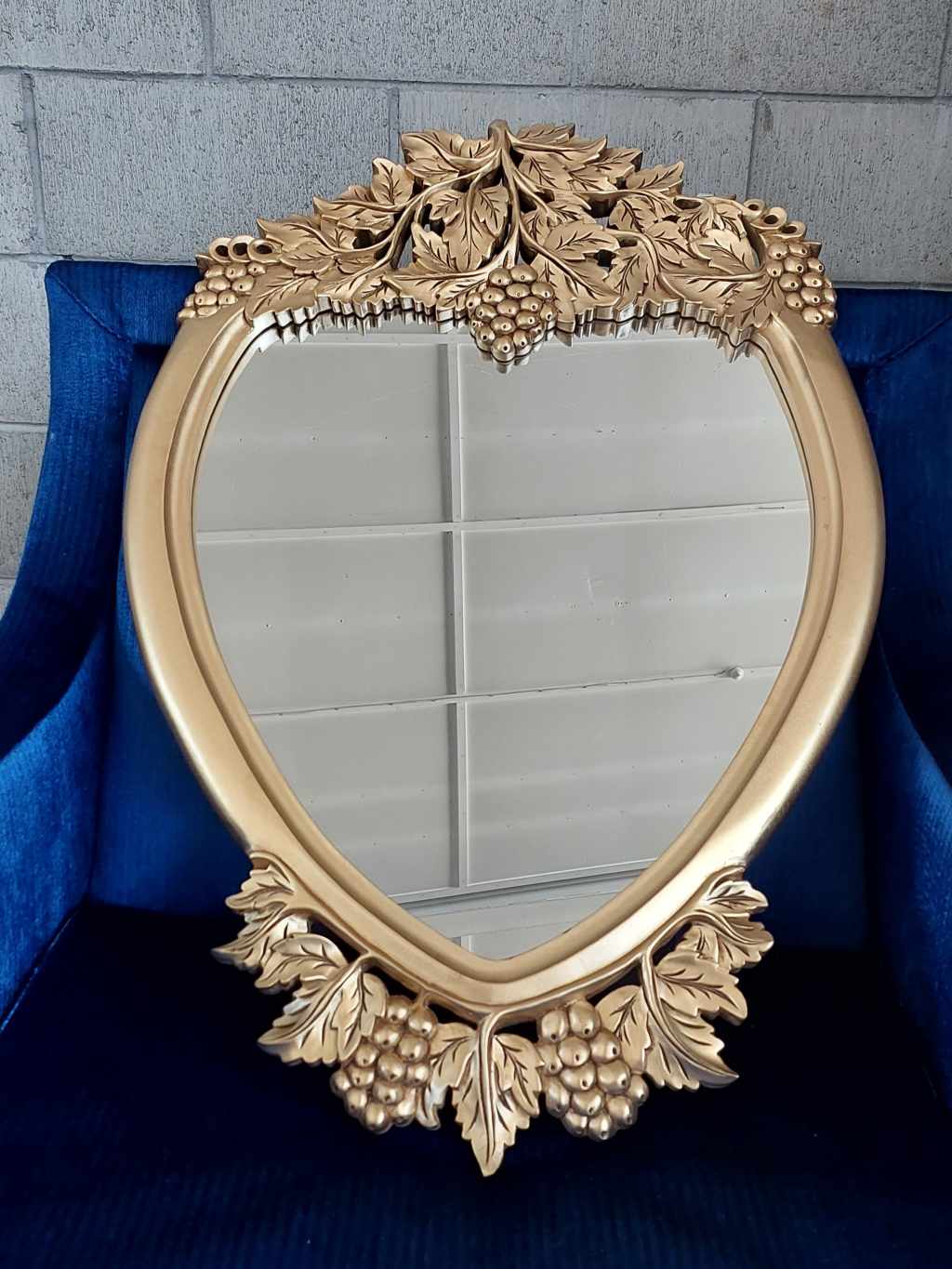 Fraser Hand Carved Grape Mirror