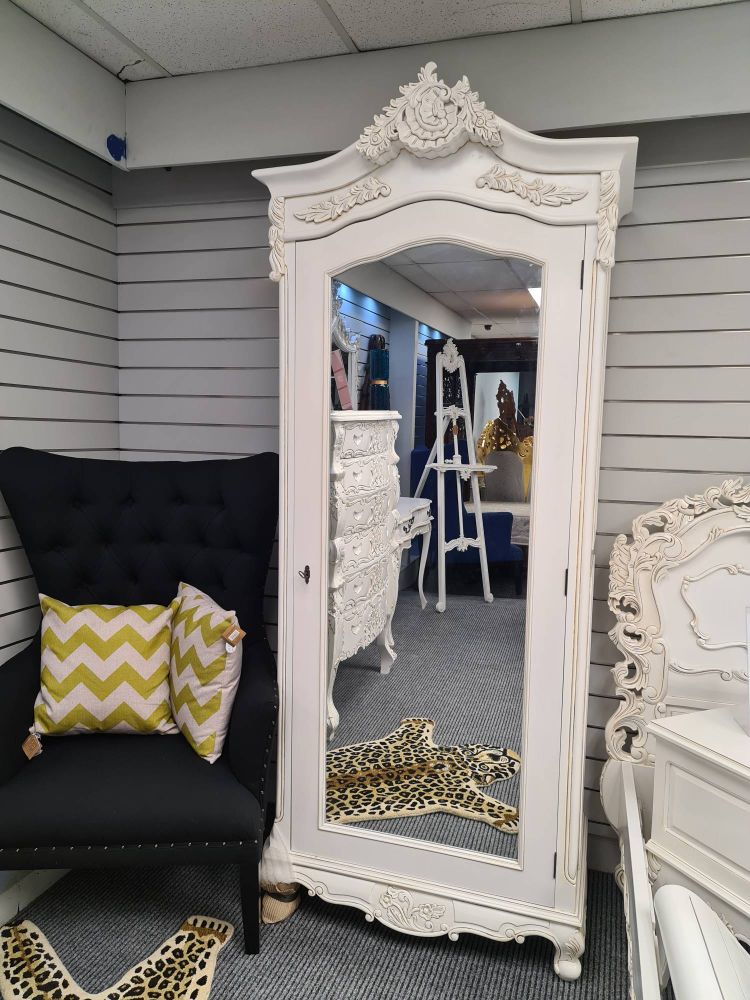 Lucien French Mirror door Armoire