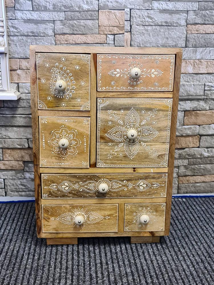 Rama Indian Chest of 7 Drawers