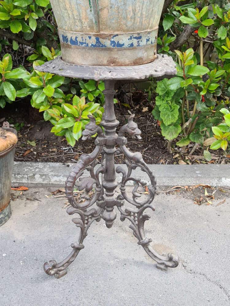 Cast Iron Dragon Stand