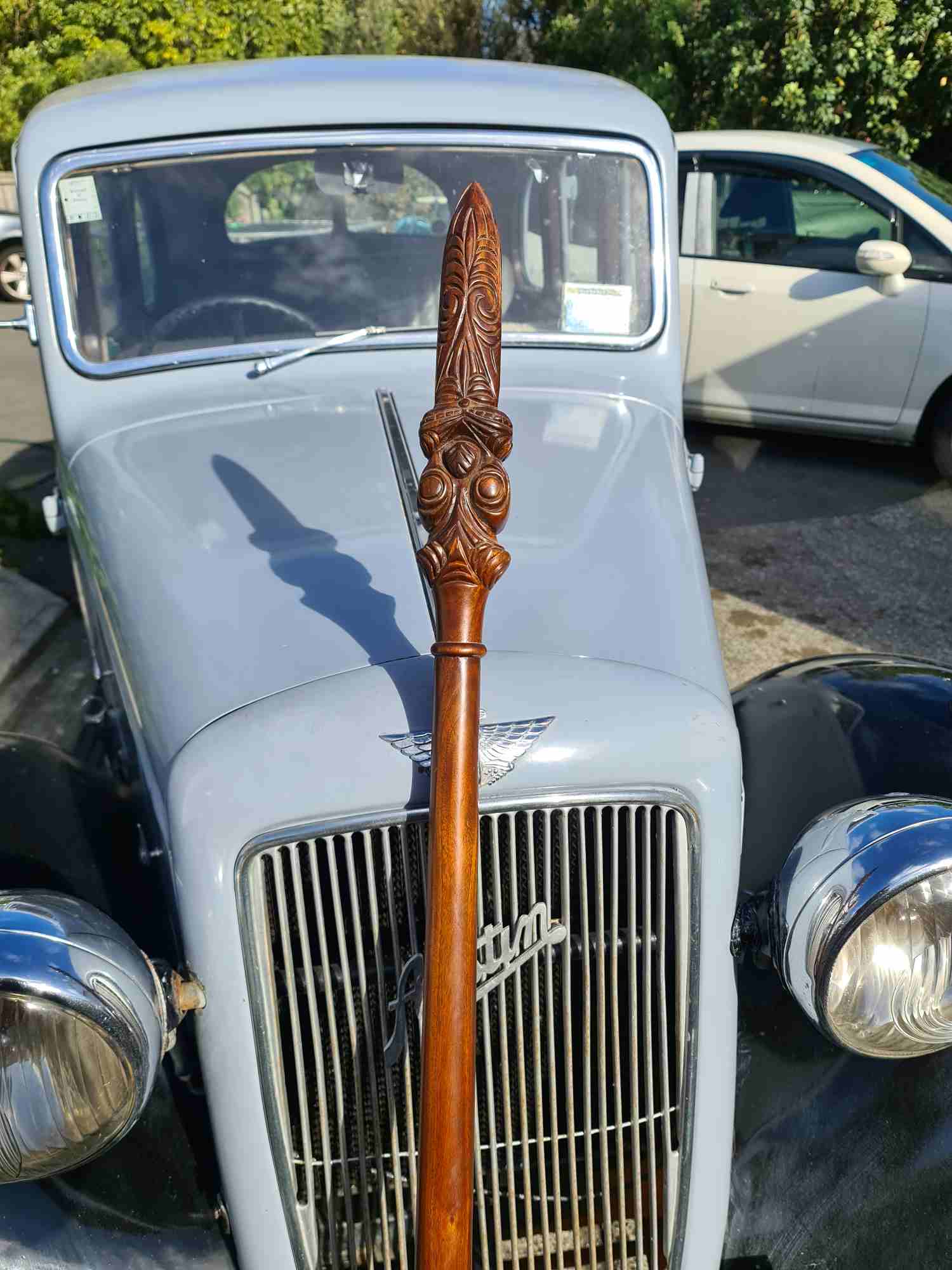 Carved Maori Taiaha